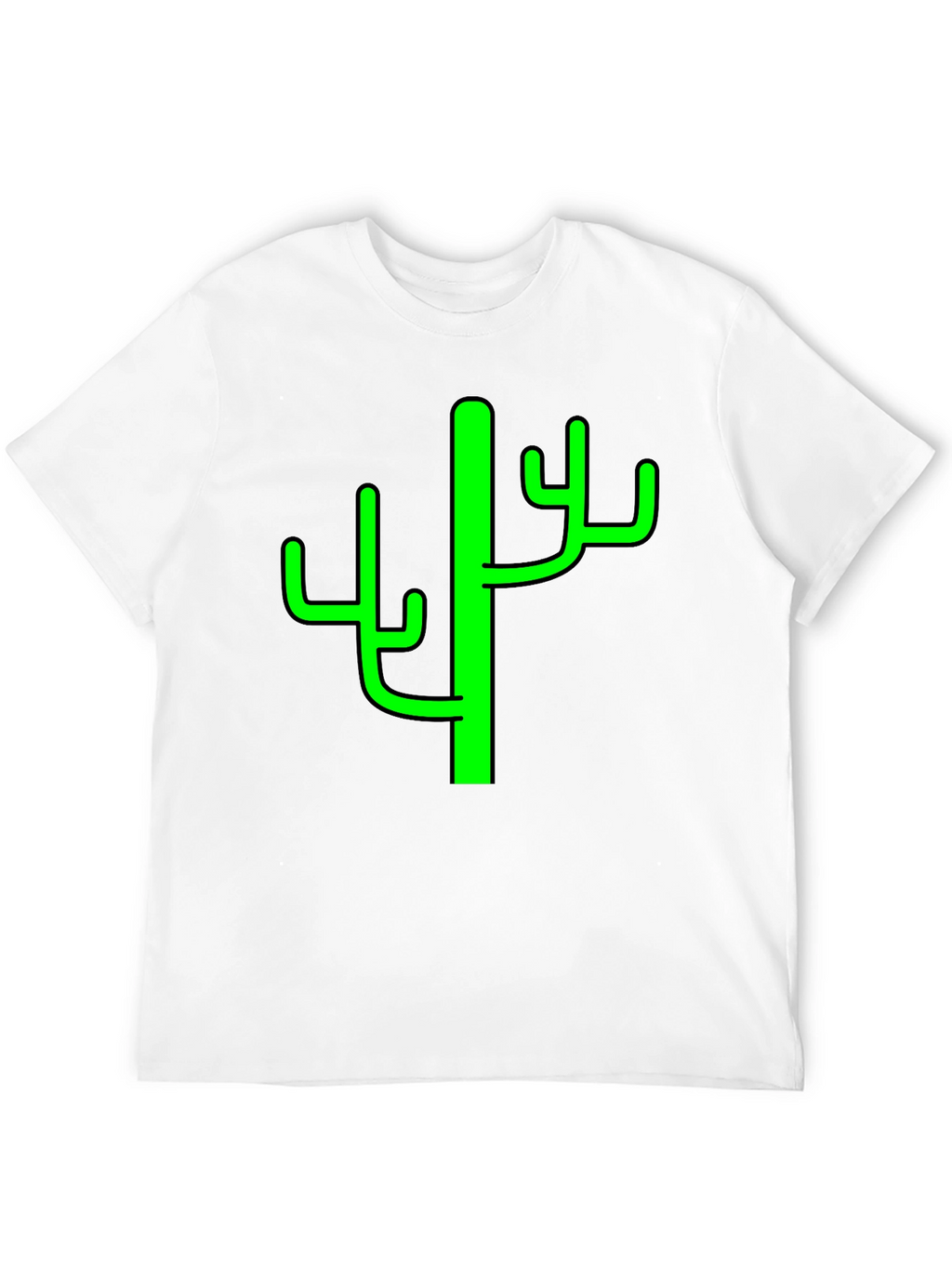 Cactus Graphic Tee - Mens Black T-Shirt