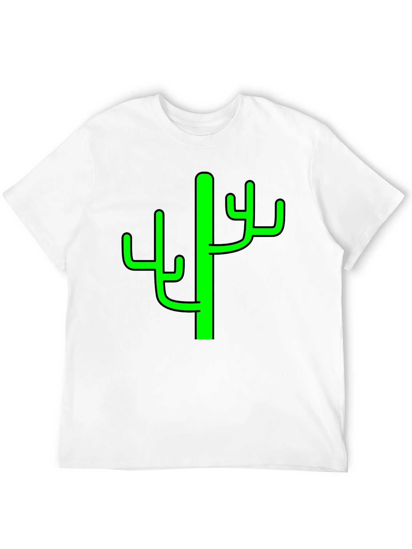 Cactus Graphic Tee - Mens Black T-Shirt