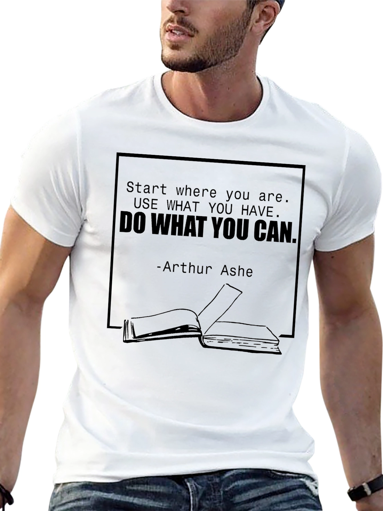 Arthur Ashe Quote T-Shirt - Do What You Can Tee