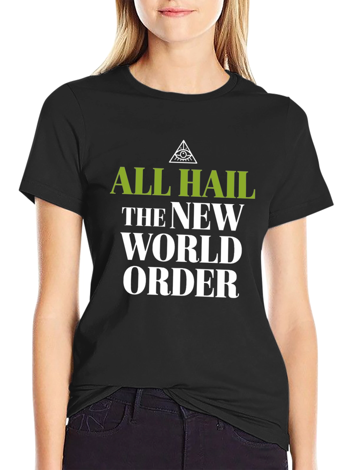 New World Order Graphic T-Shirt - Conspiracy Design
