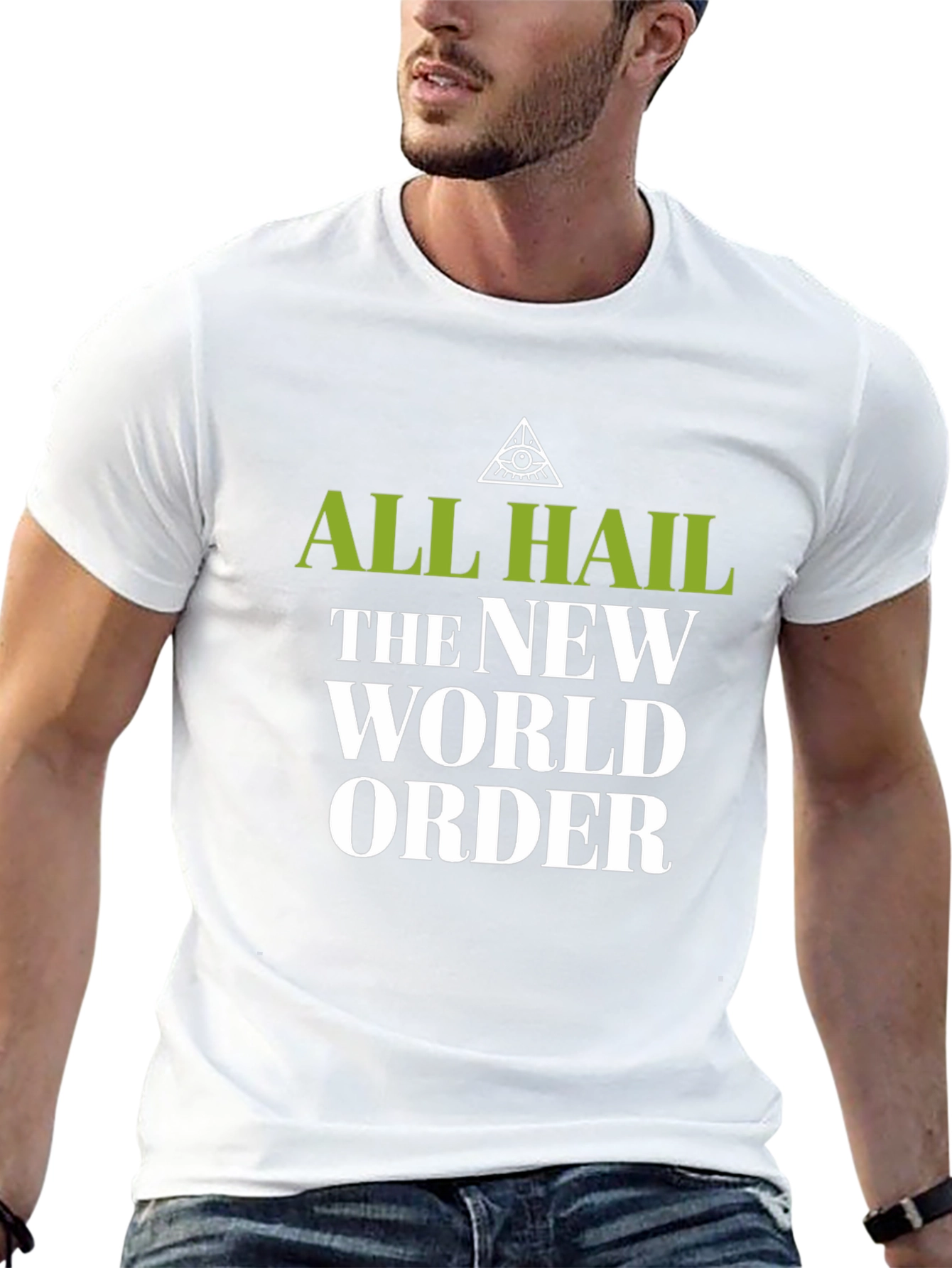 New World Order Graphic T-Shirt - Conspiracy Design