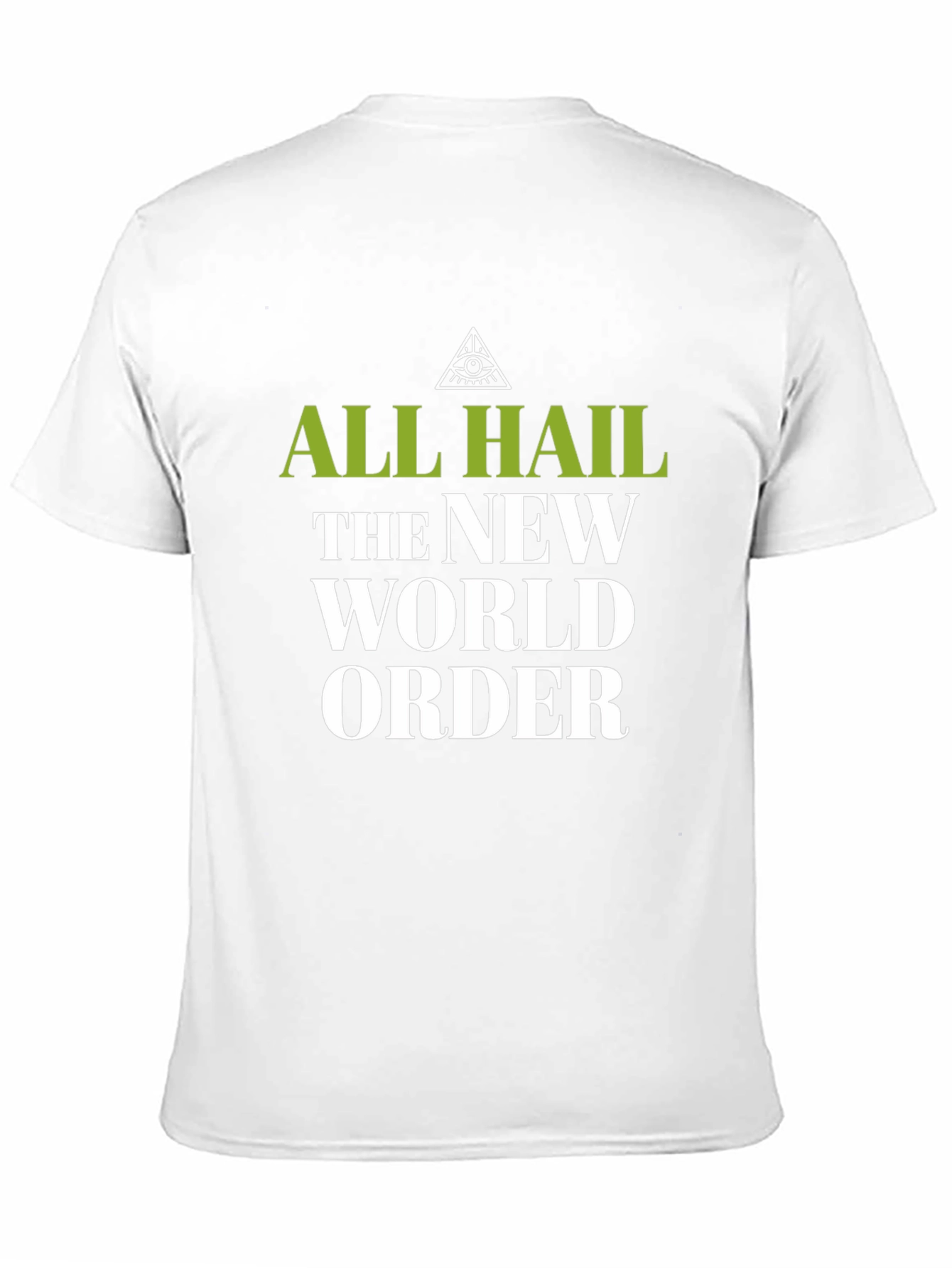 New World Order Graphic T-Shirt - Conspiracy Design