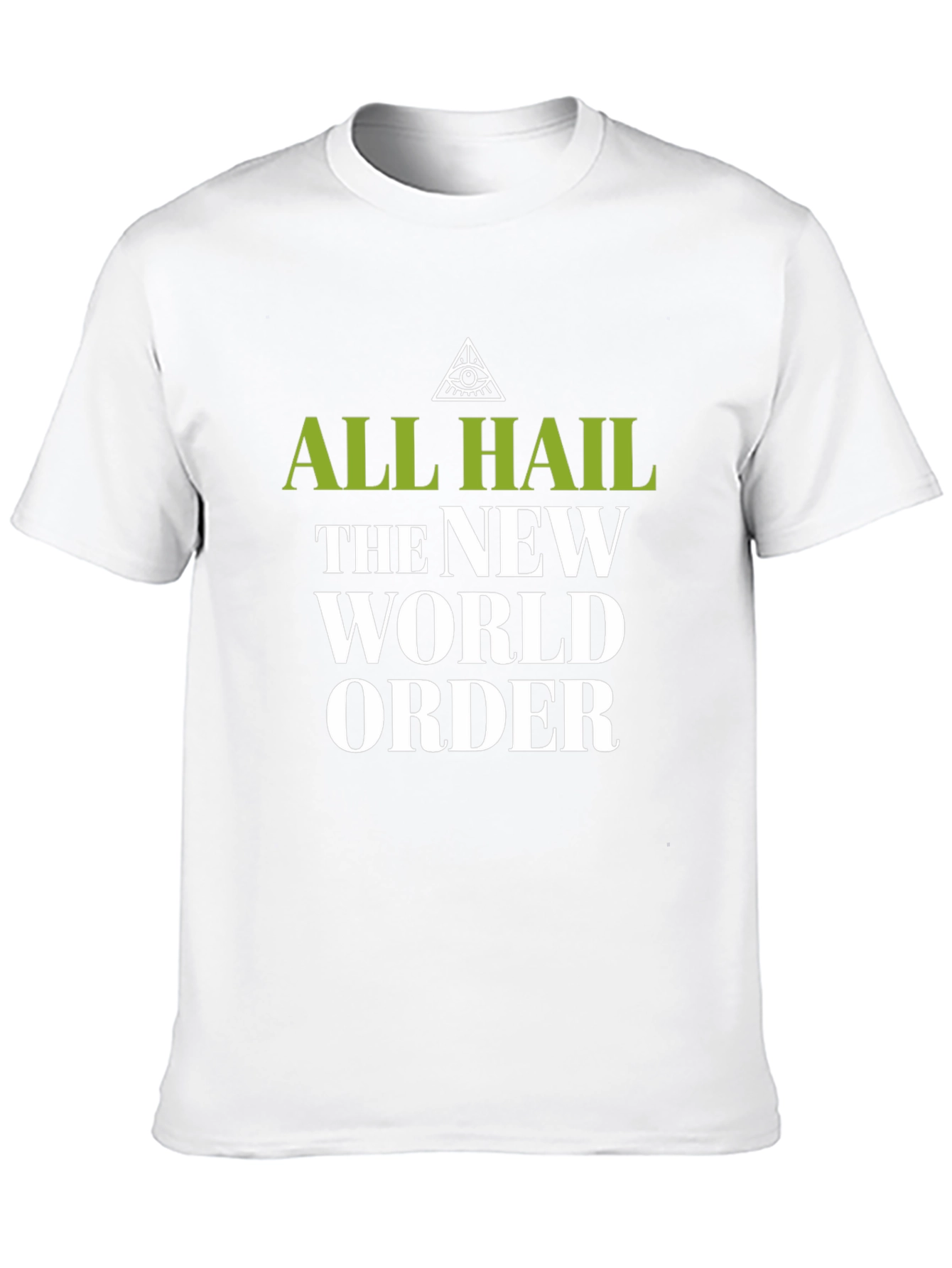New World Order Graphic T-Shirt - Conspiracy Design