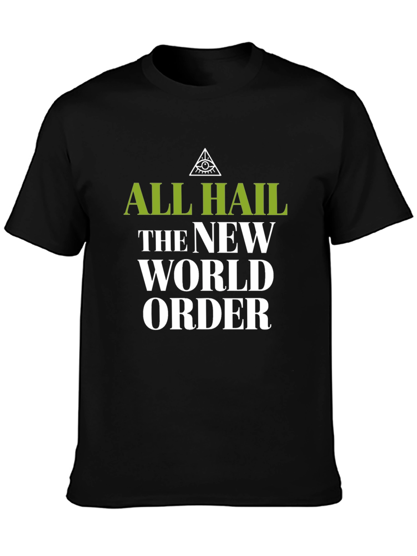 New World Order Graphic T-Shirt - Conspiracy Design