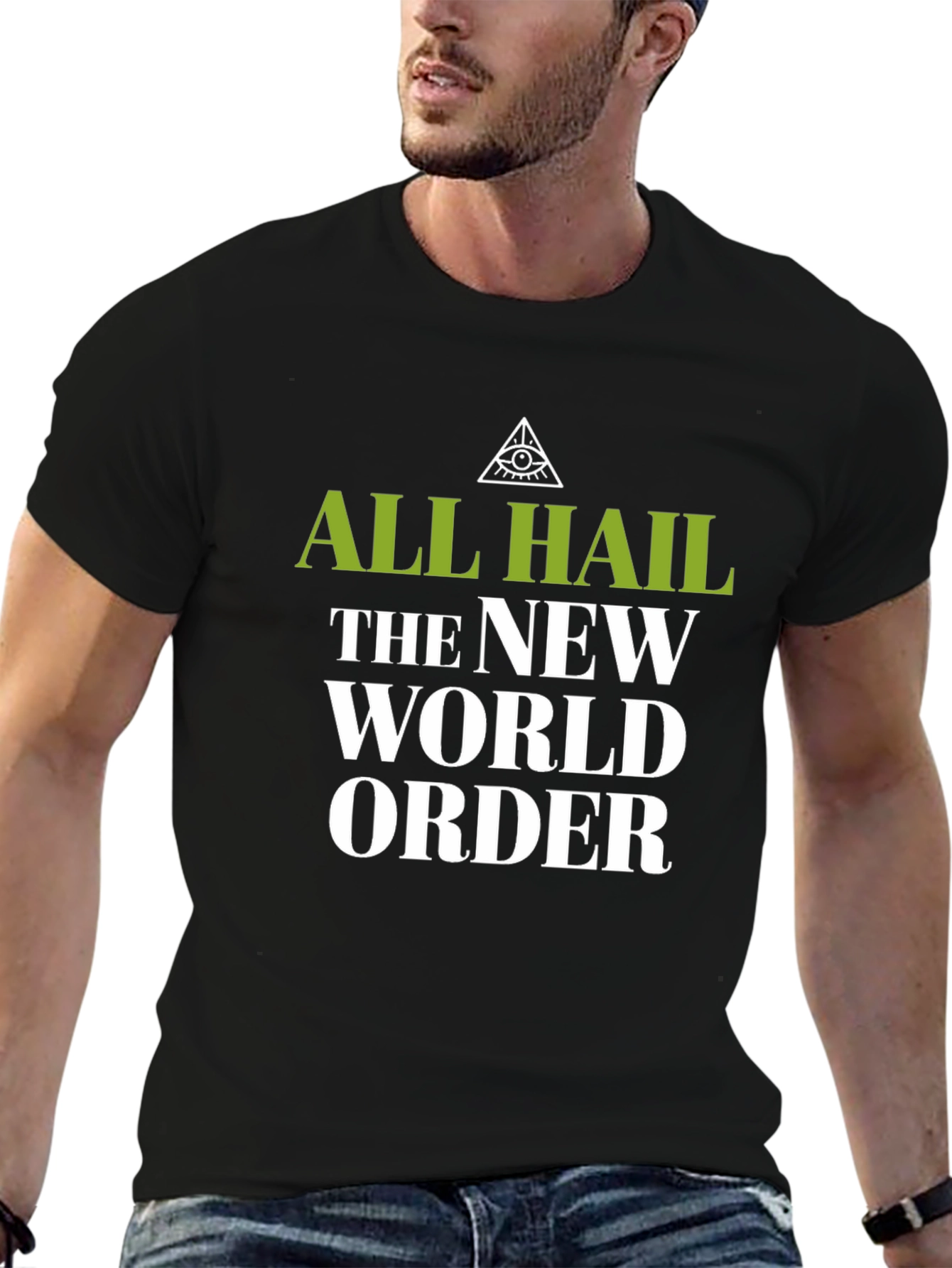 New World Order Graphic T-Shirt - Conspiracy Design