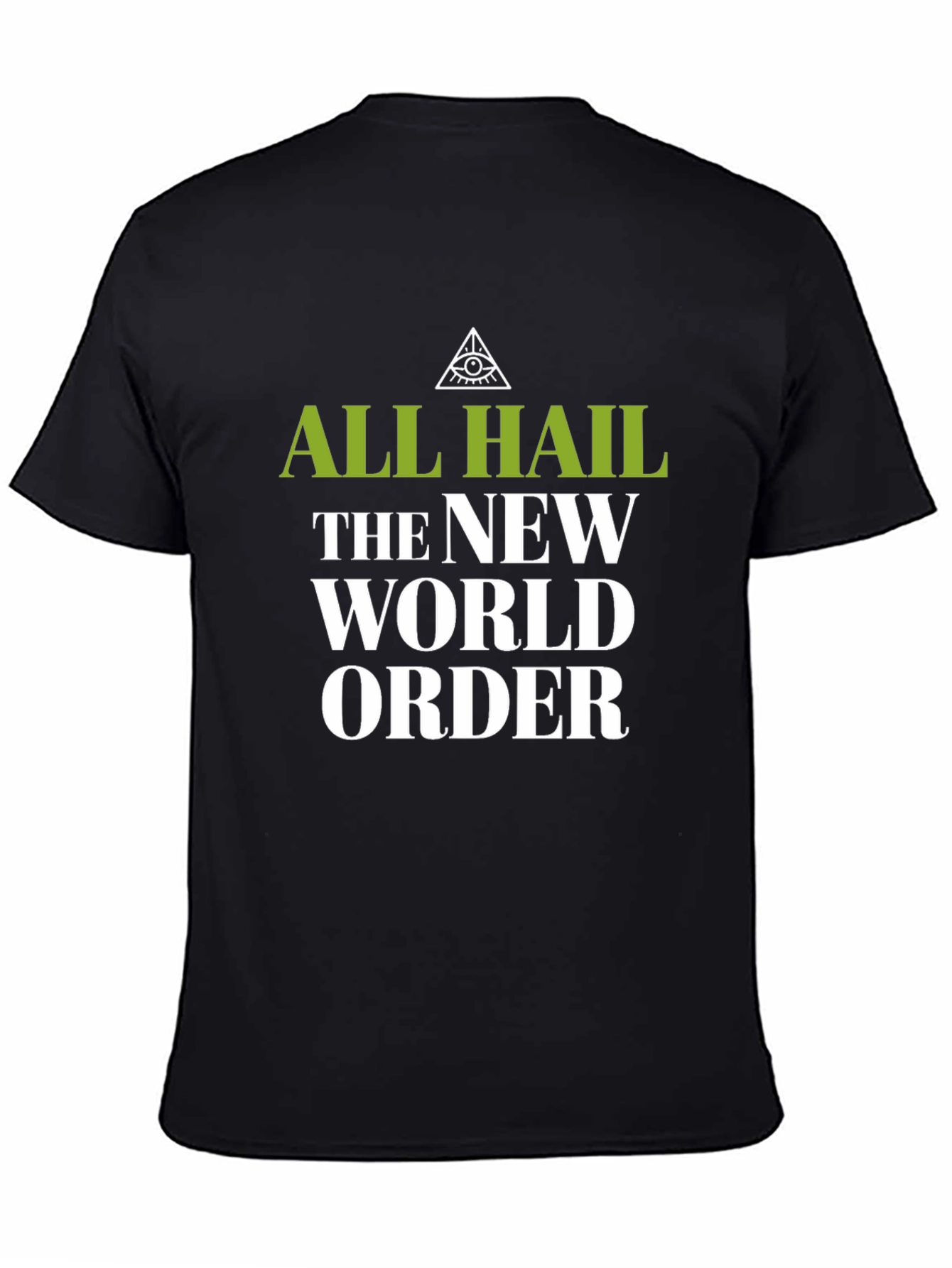 New World Order Graphic T-Shirt - Conspiracy Design