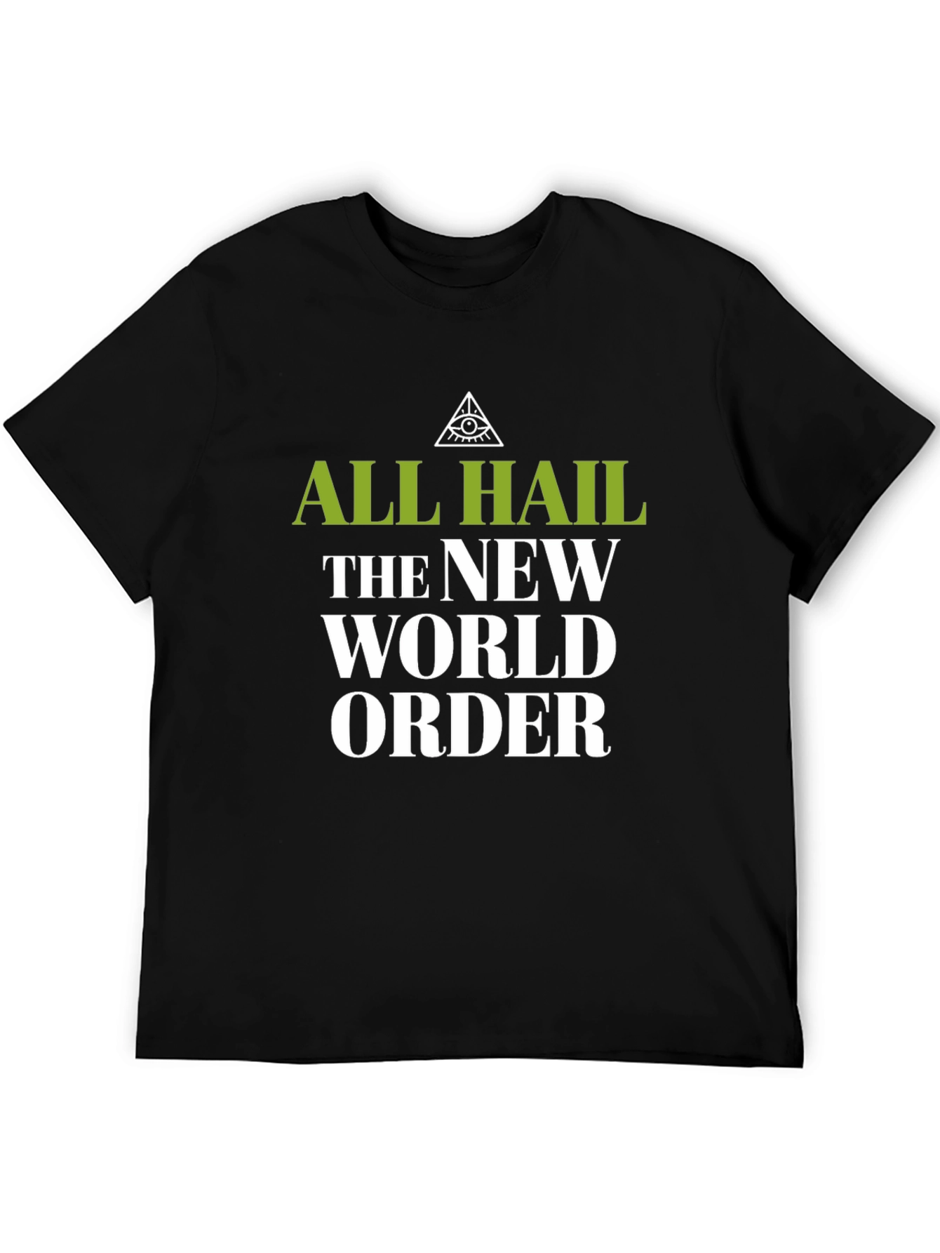 New World Order Graphic T-Shirt - Conspiracy Design