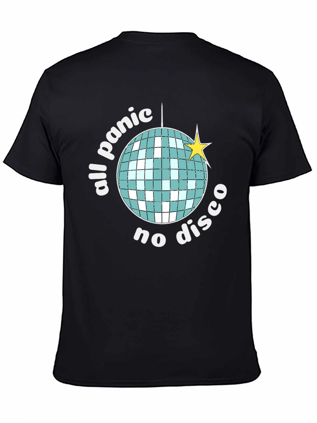 All Panic No Disco Black T-Shirt