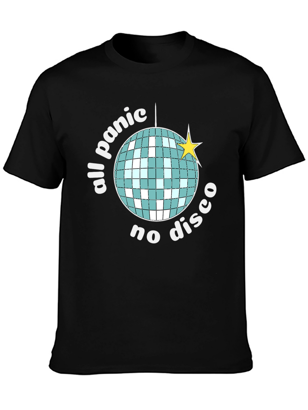All Panic No Disco Black T-Shirt