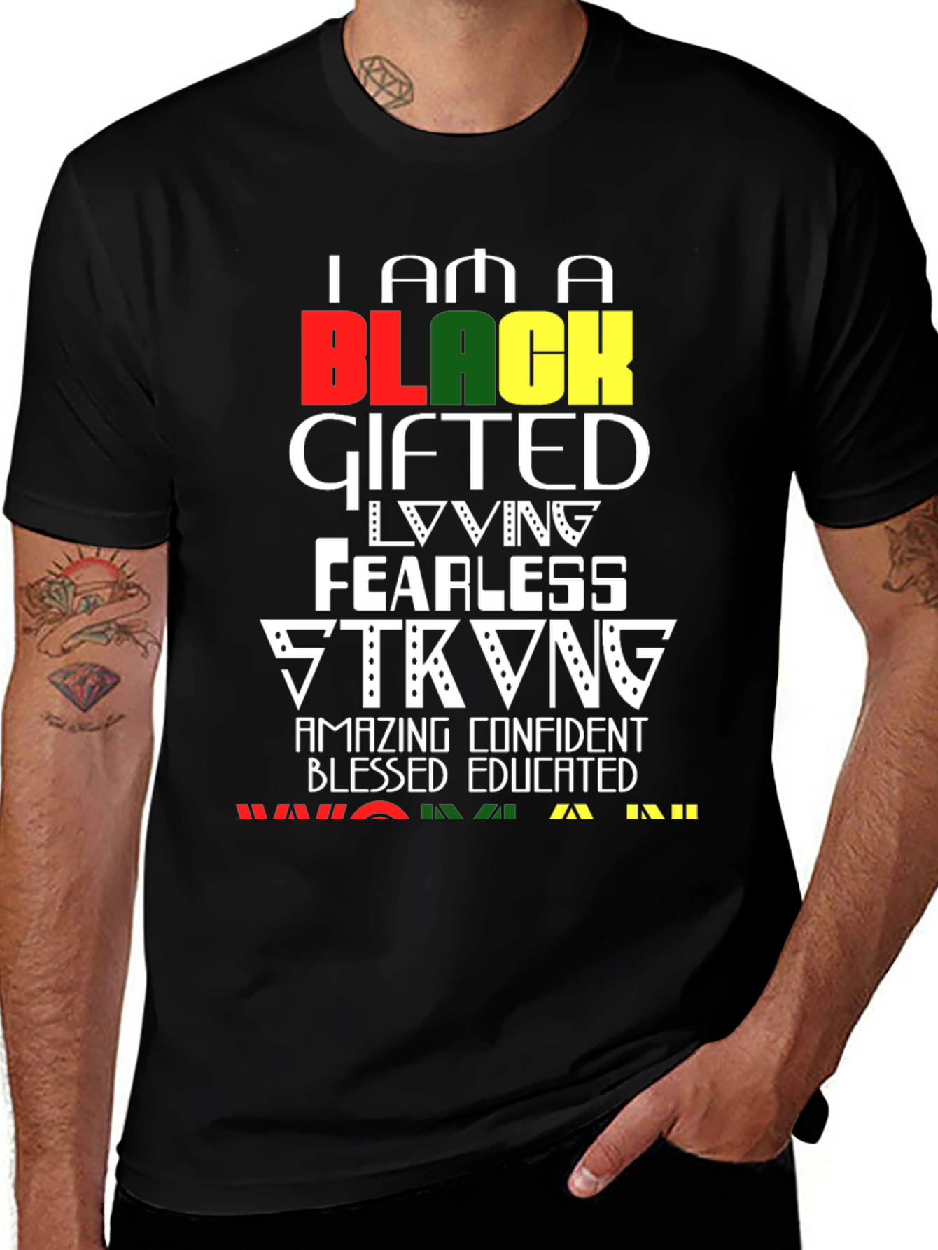 I am a Black Gifted T-Shirt