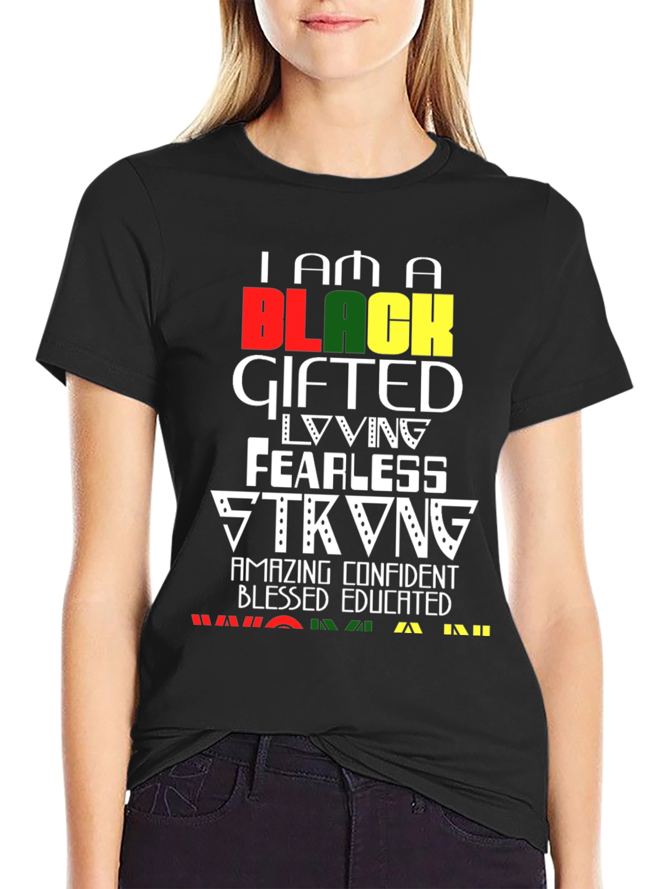 I am a Black Gifted T-Shirt
