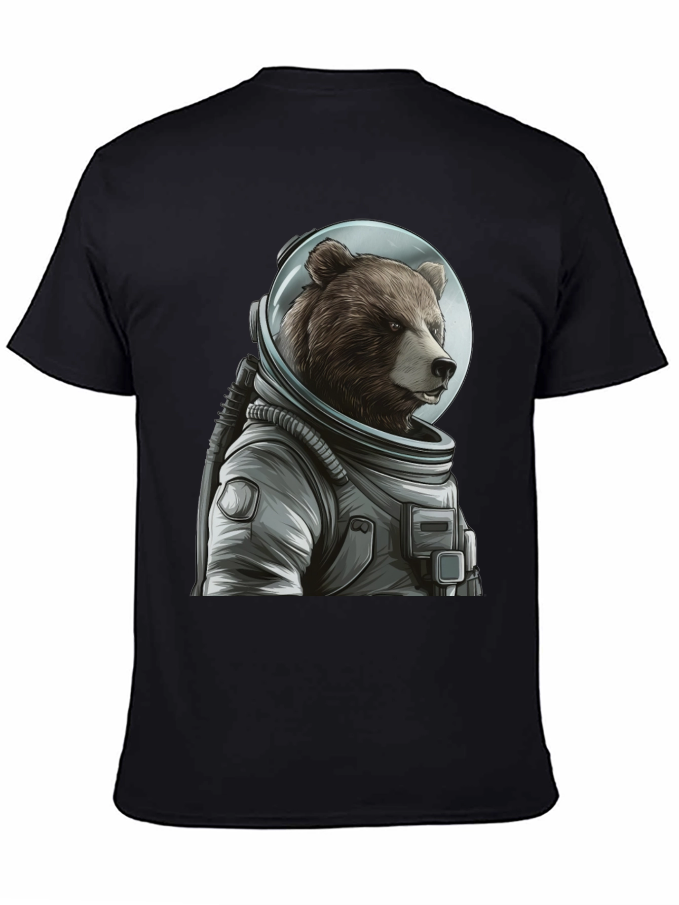 Bear Astronaut Graphic T-Shirt - Space Explorer