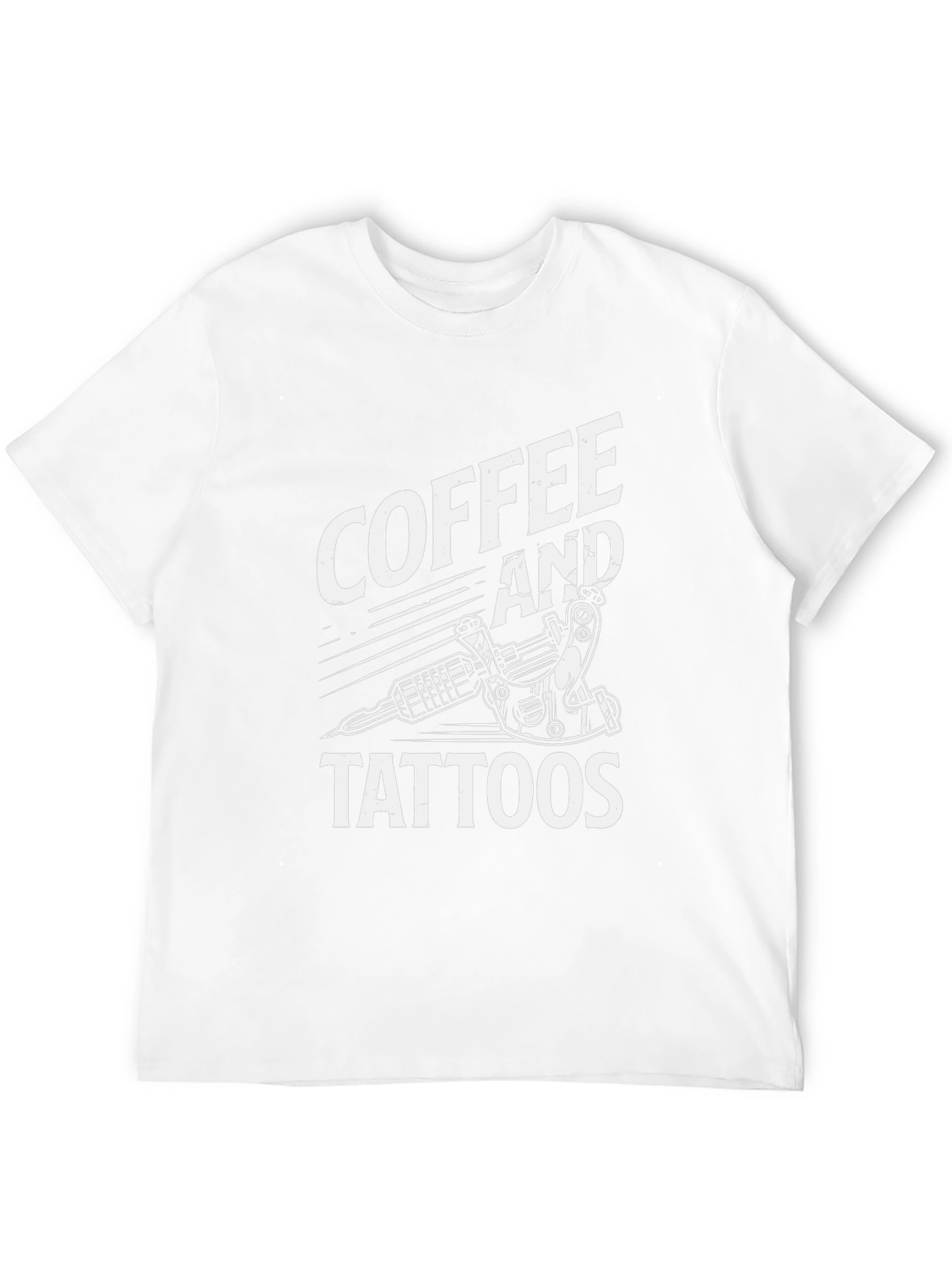 Coffee and Tattoos Graphic Tee - Black