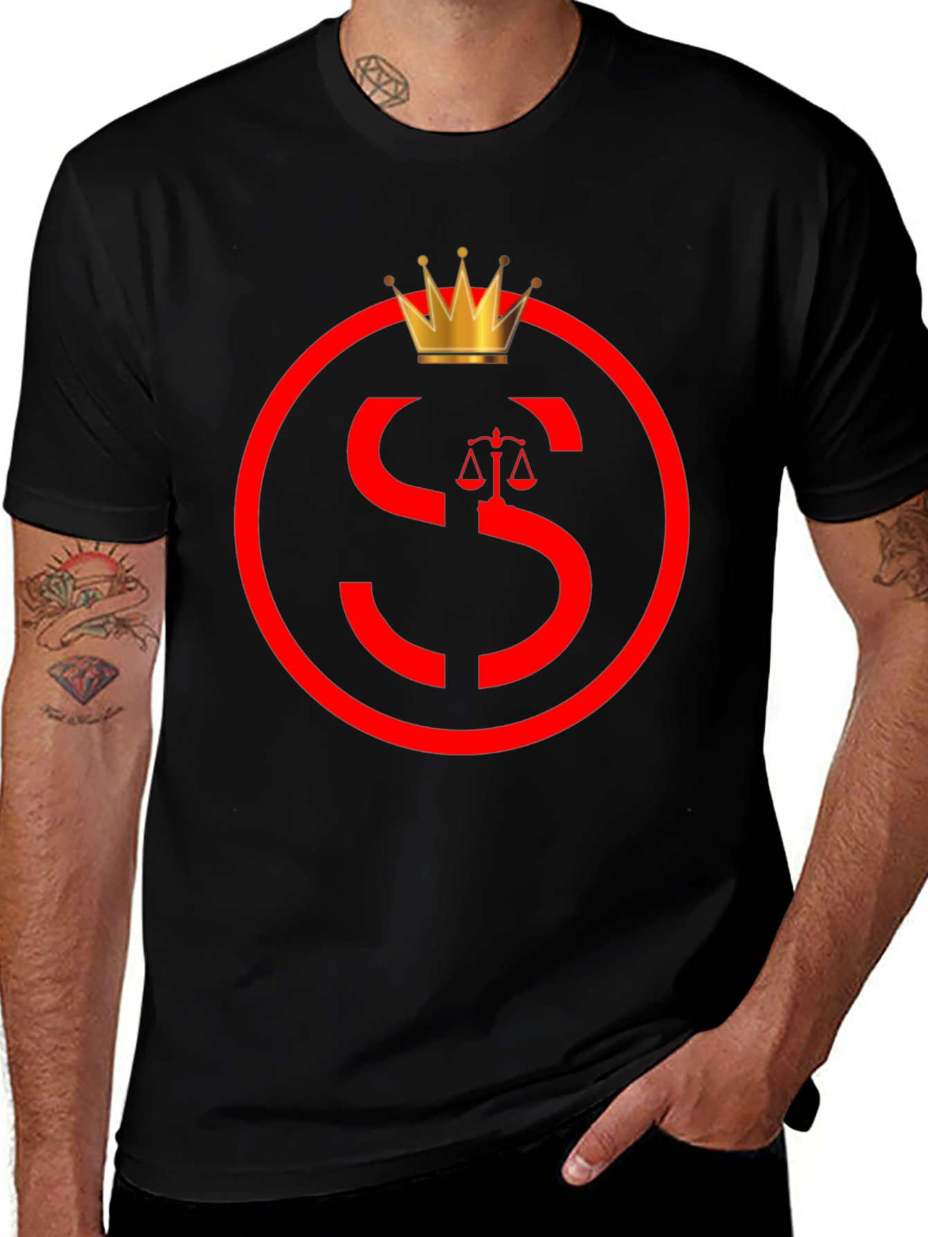 King Scales T-Shirt - Black Graphic Tee