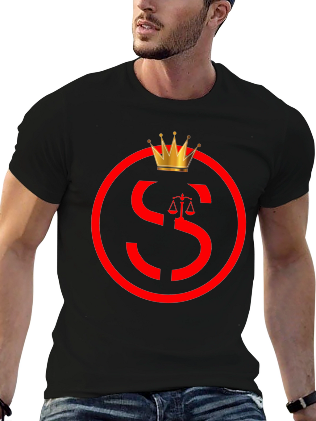 King Scales T-Shirt - Black Graphic Tee