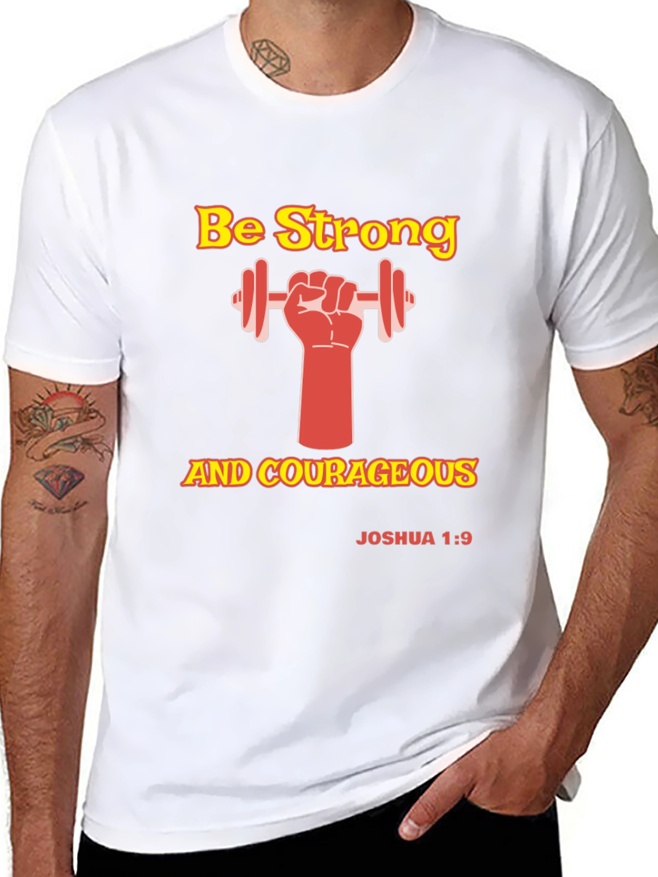Be Strong and Courageous Graphic T-Shirt