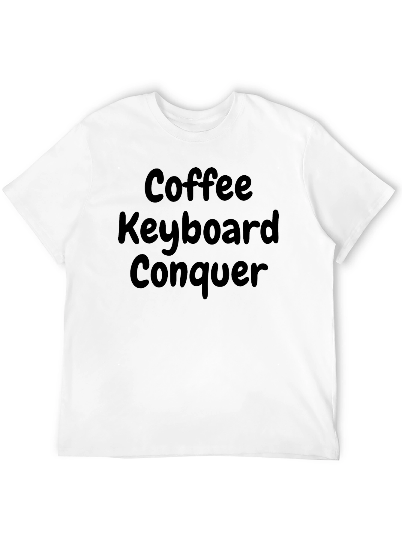 Coffee Keyboard Conquer T-Shirt