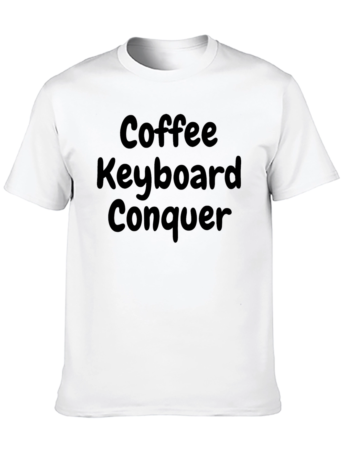 Coffee Keyboard Conquer T-Shirt