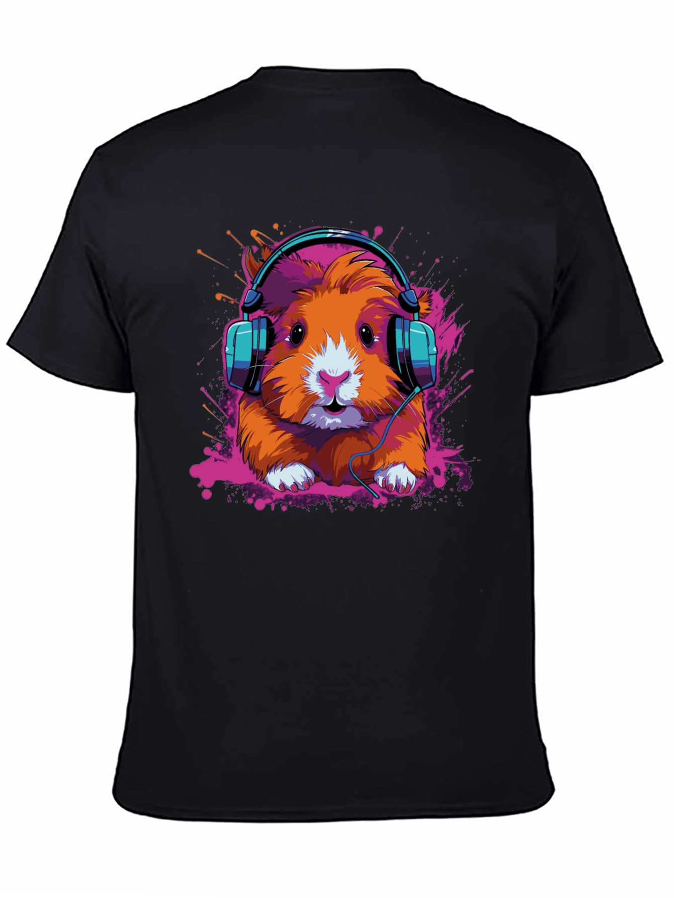 DJ Hamster Graphic Tee - Cool Animal T-Shirt