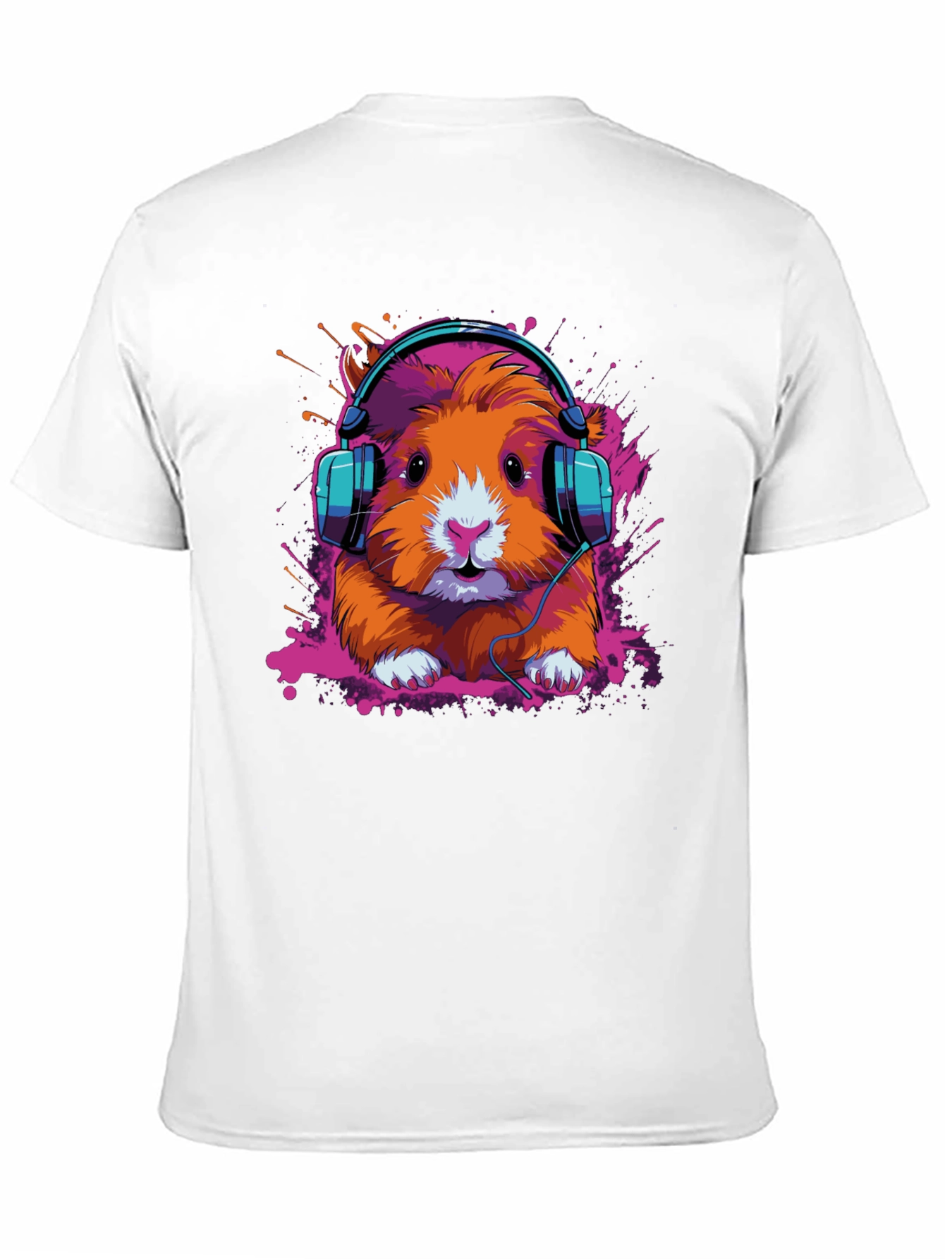 DJ Hamster Graphic Tee - Cool Animal T-Shirt