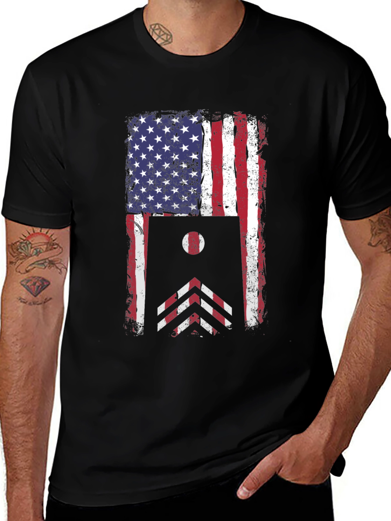 American Flag Cornhole T-Shirt