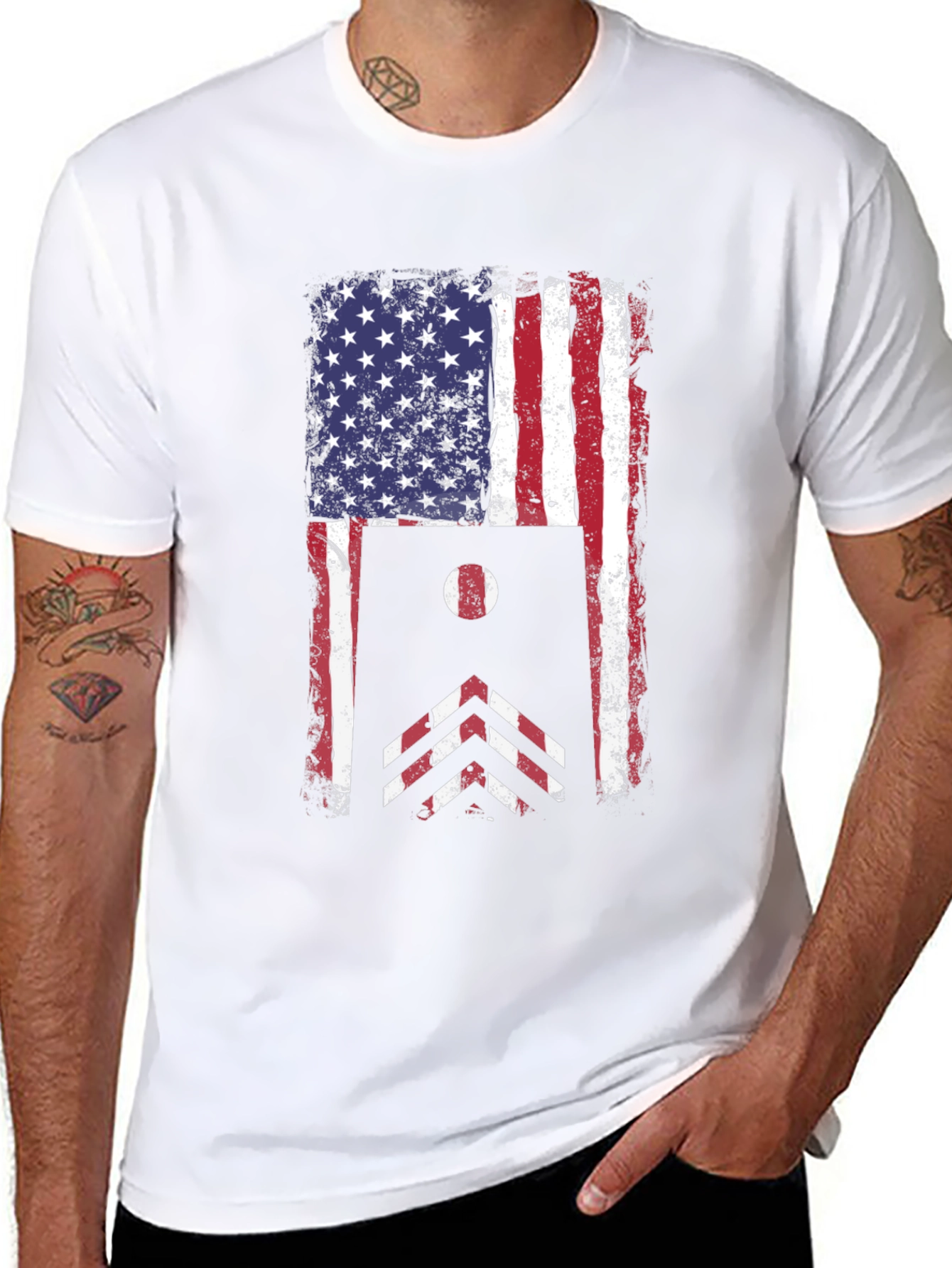 American Flag Cornhole T-Shirt