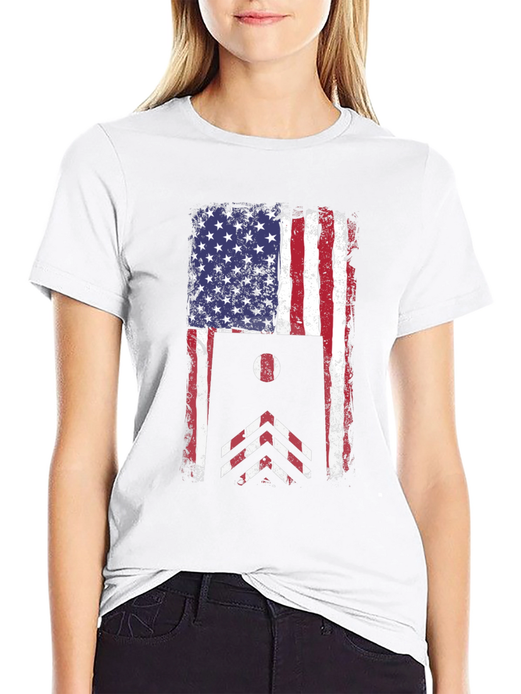 American Flag Cornhole T-Shirt