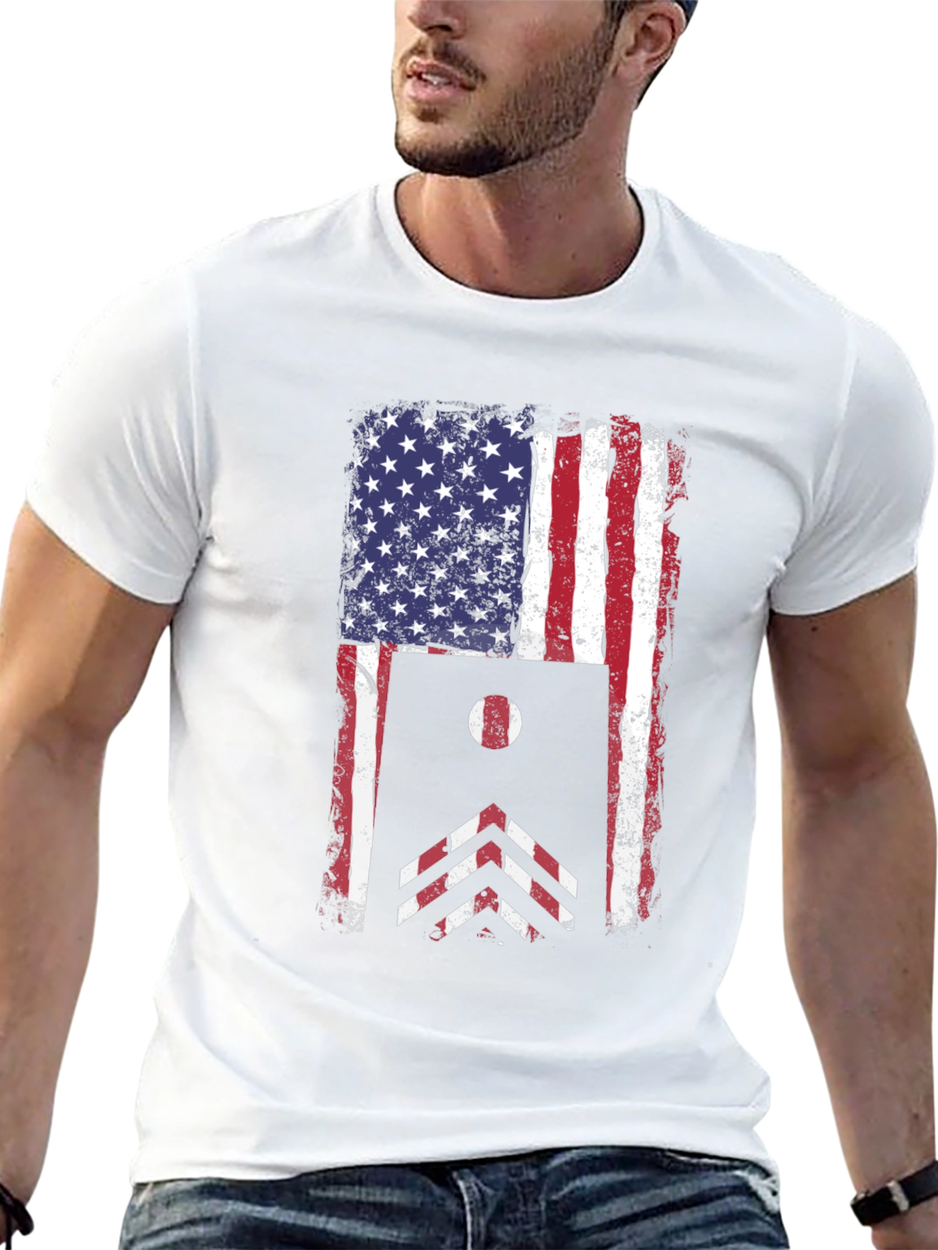 American Flag Cornhole T-Shirt