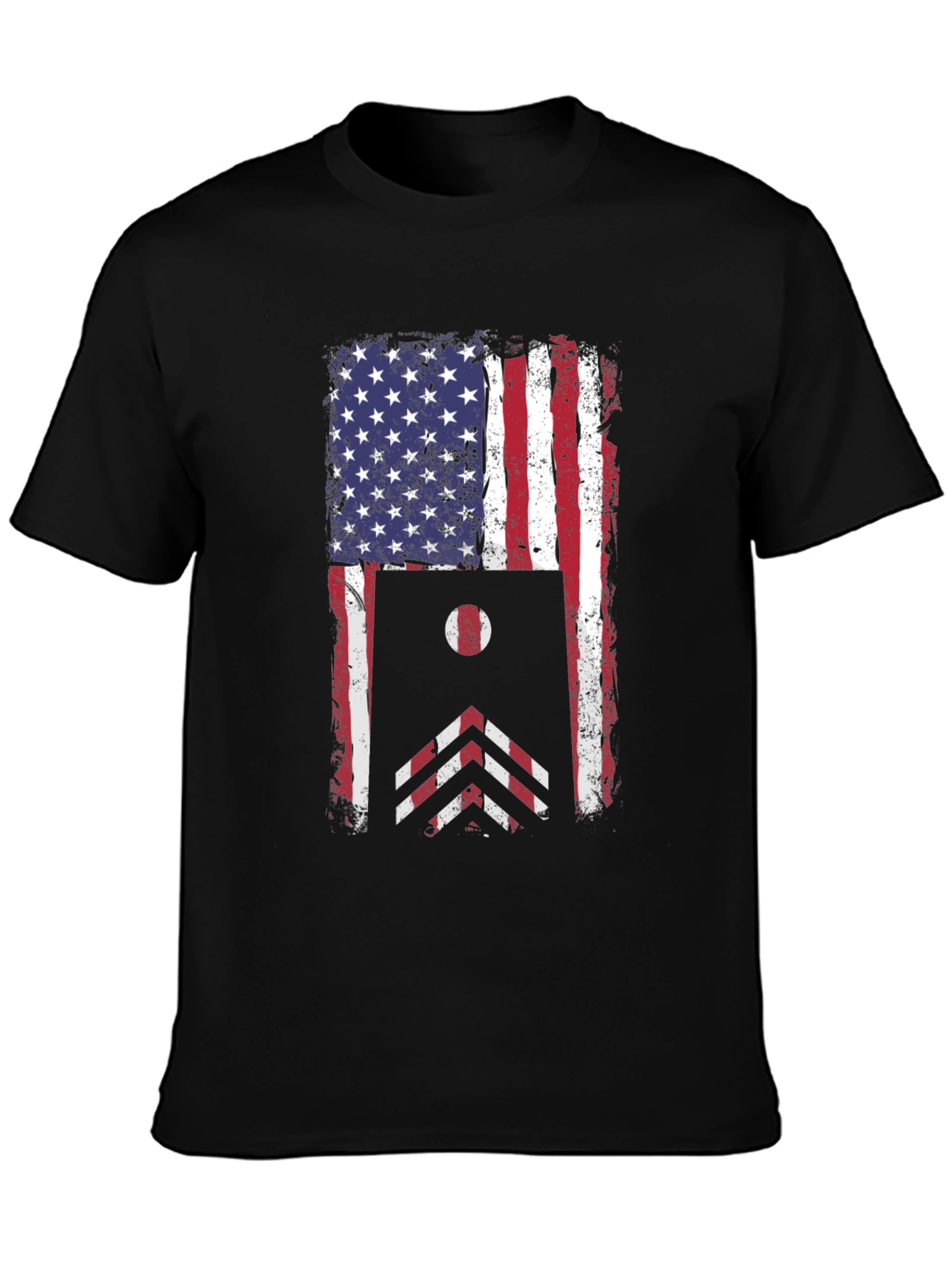 American Flag Cornhole T-Shirt
