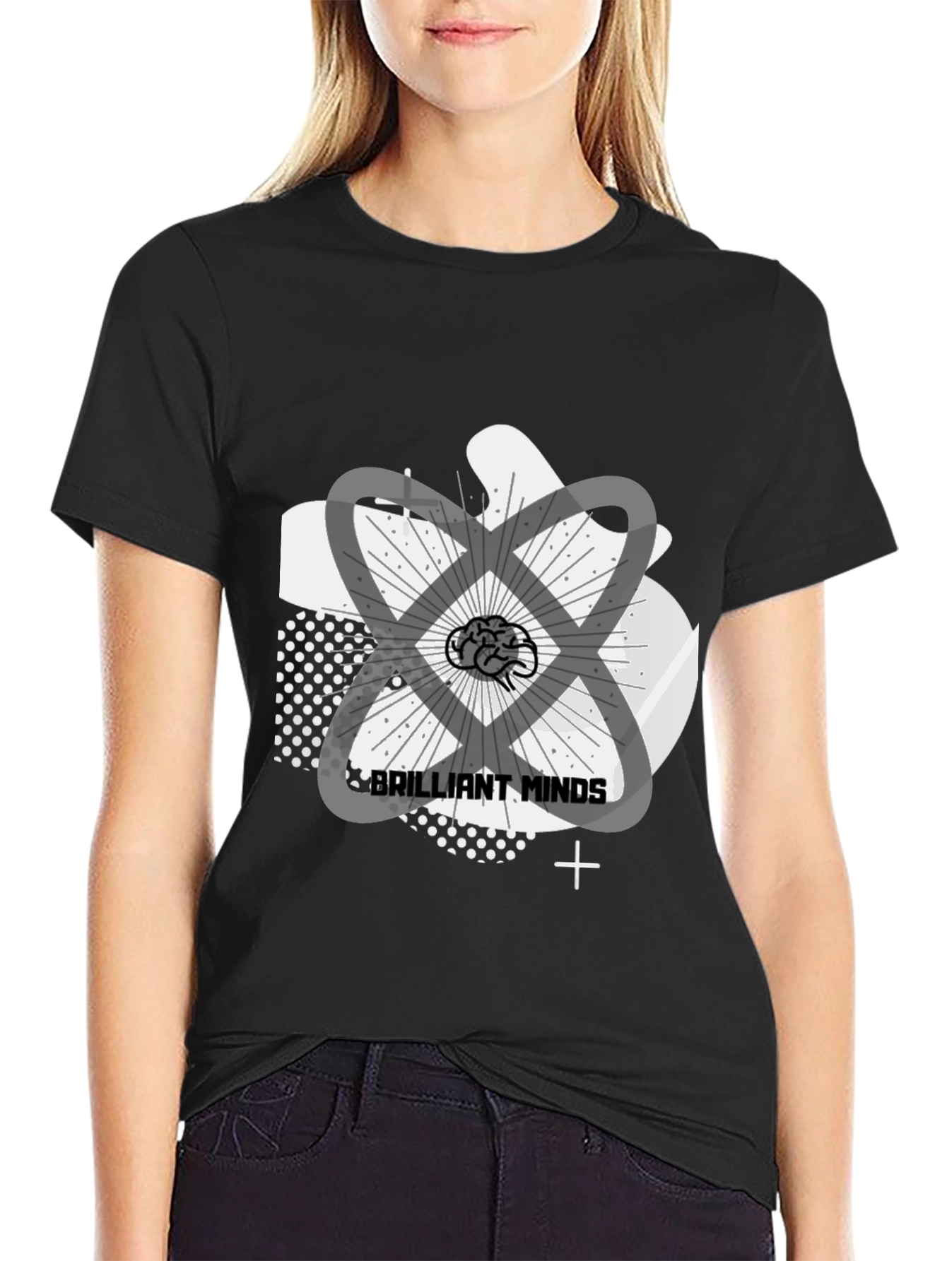 Brilliant Minds Graphic Tee - Mens Black T-Shirt