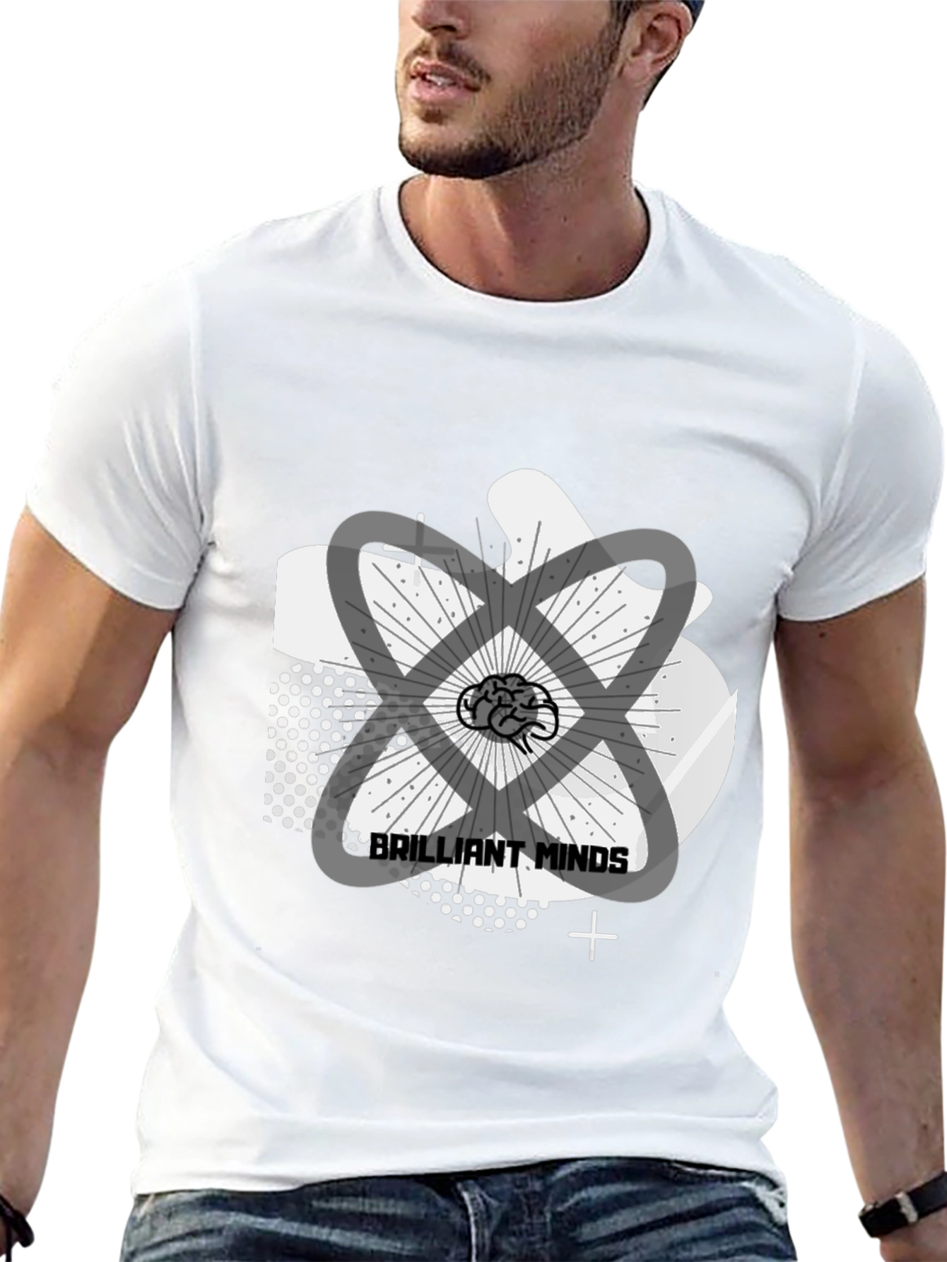 Brilliant Minds Graphic Tee - Mens Black T-Shirt