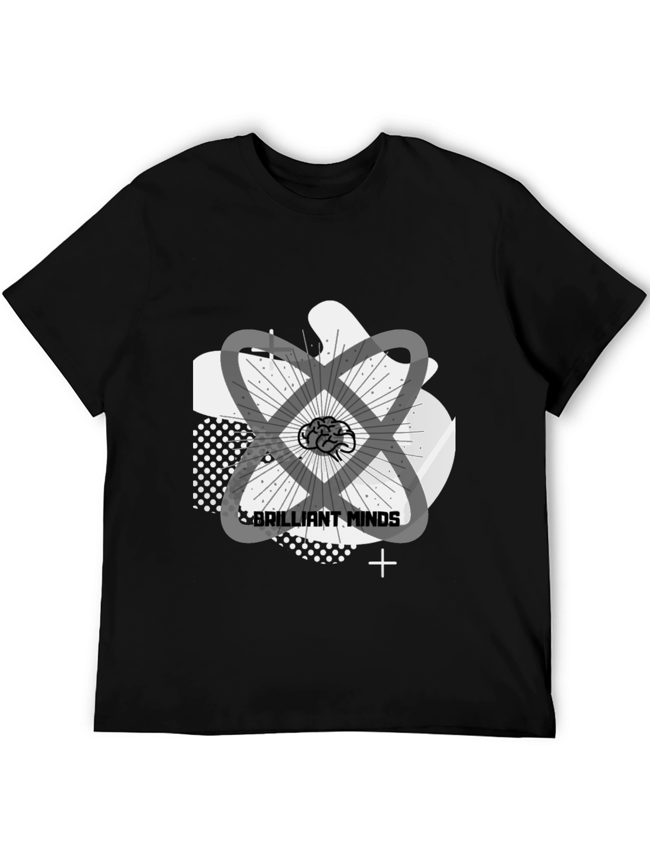 Brilliant Minds Graphic Tee - Mens Black T-Shirt
