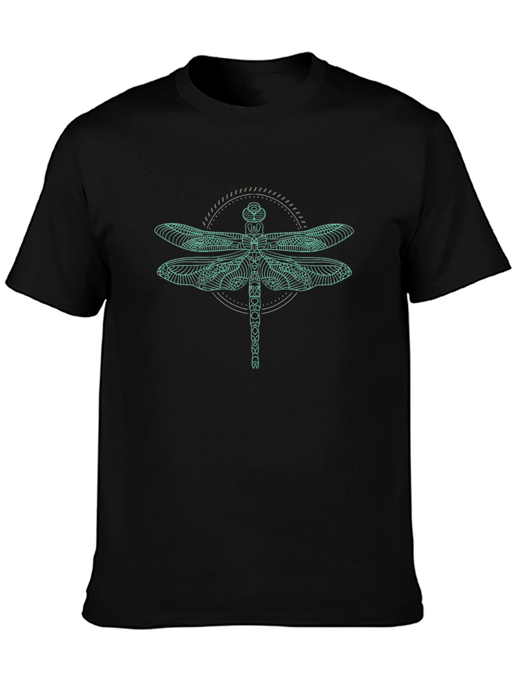Dragonfly Graphic Black T-Shirt