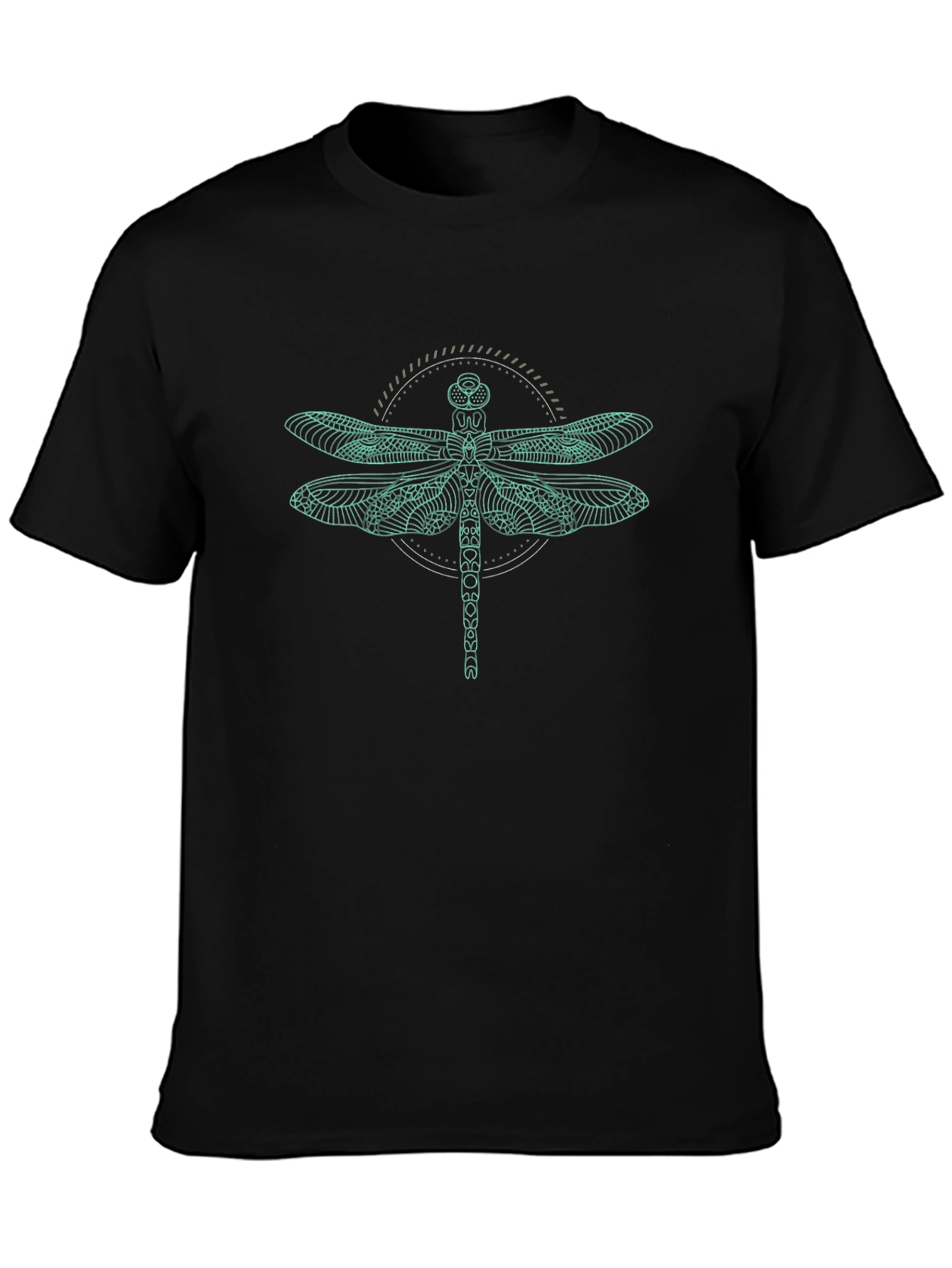 Dragonfly Graphic Black T-Shirt