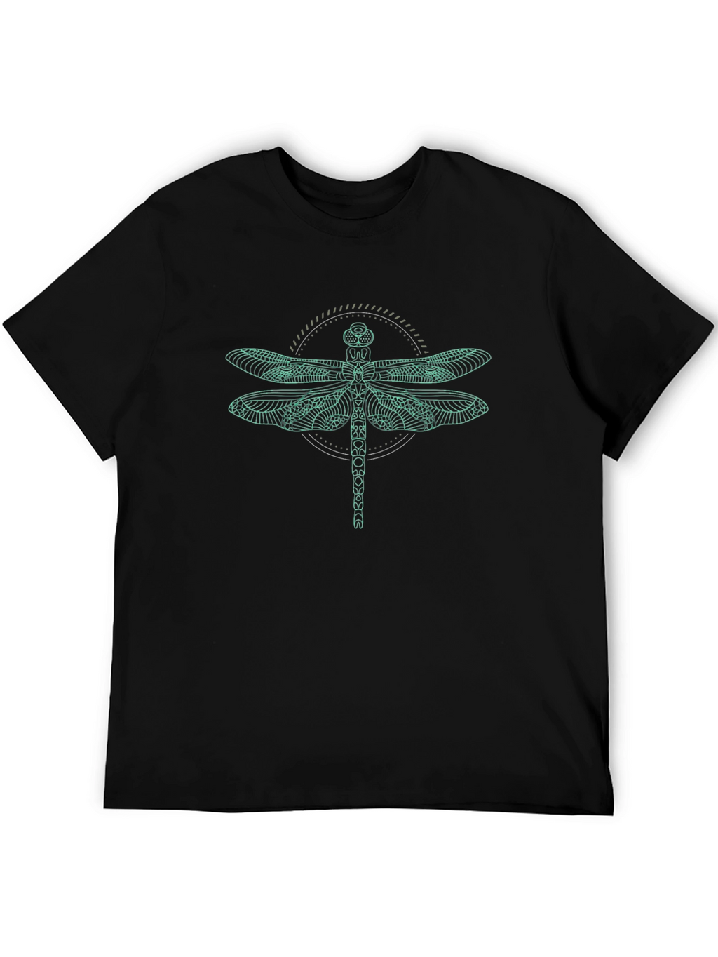 Dragonfly Graphic Black T-Shirt