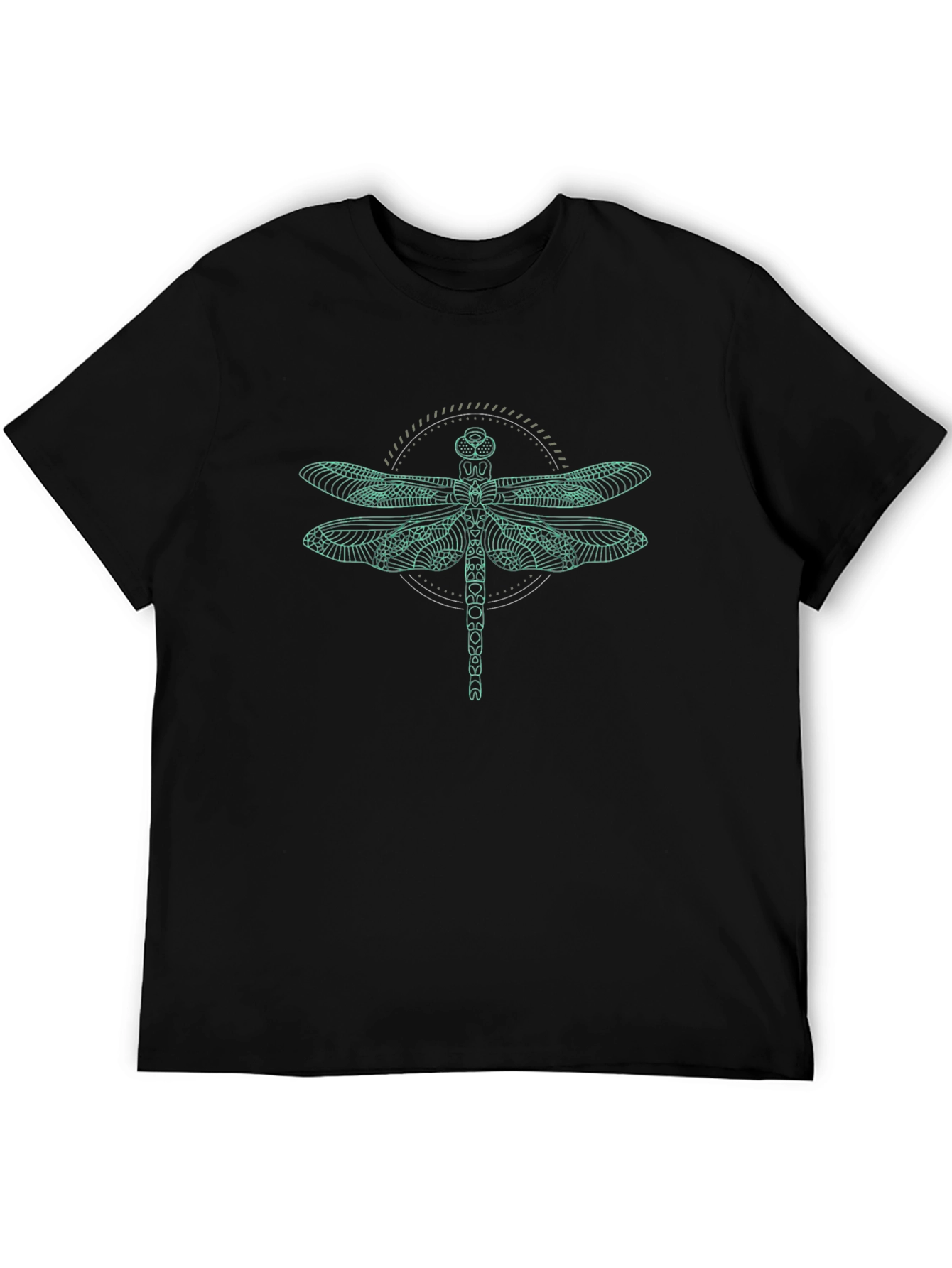 Dragonfly Graphic Black T-Shirt