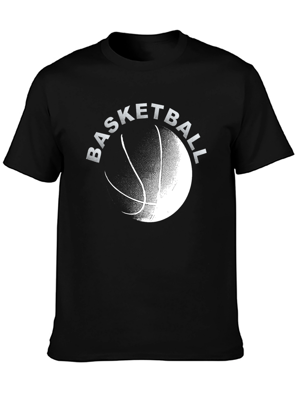Basketball Graphic Tee - Stylish Black T-Shirt