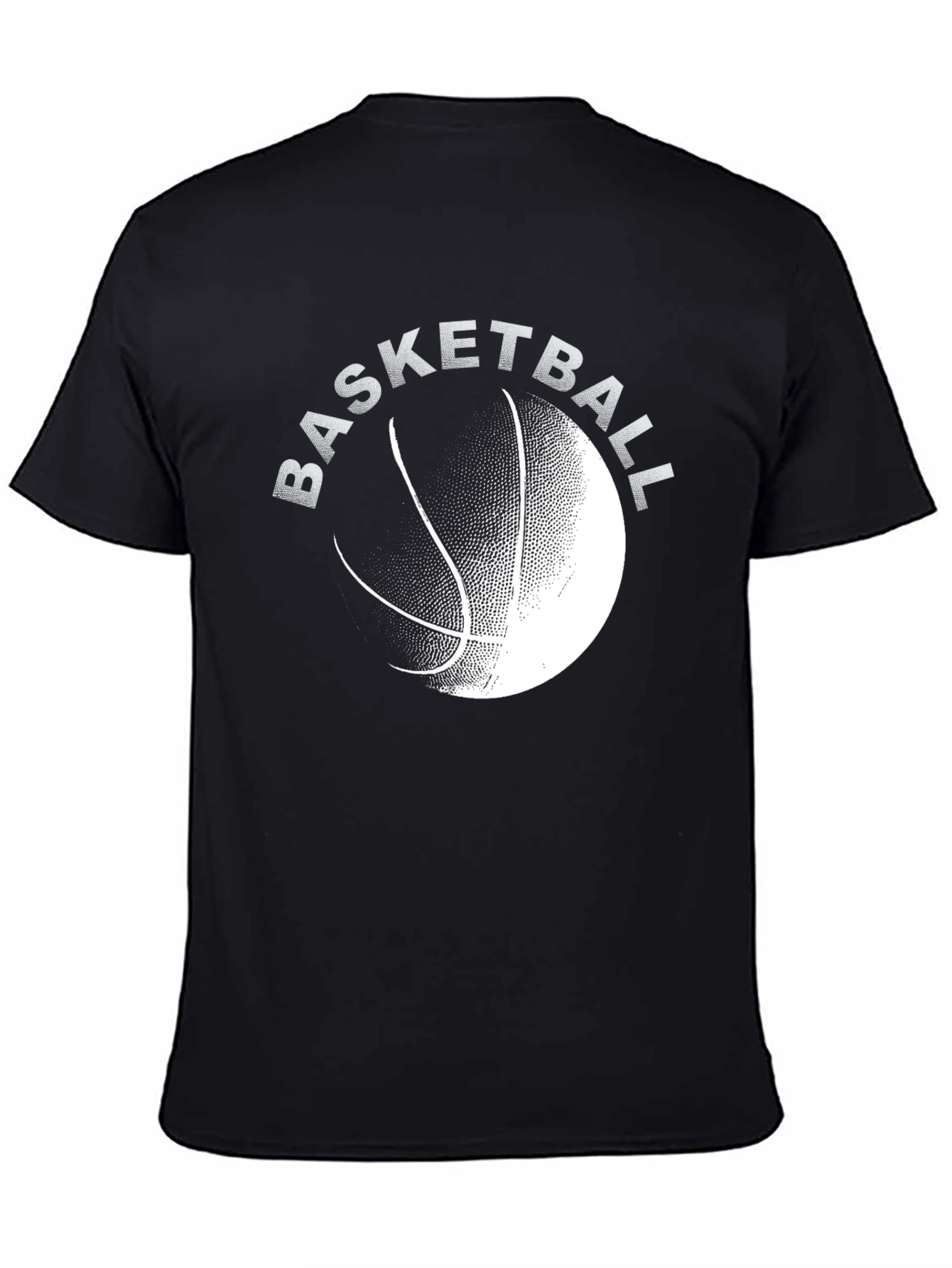 Basketball Graphic Tee - Stylish Black T-Shirt