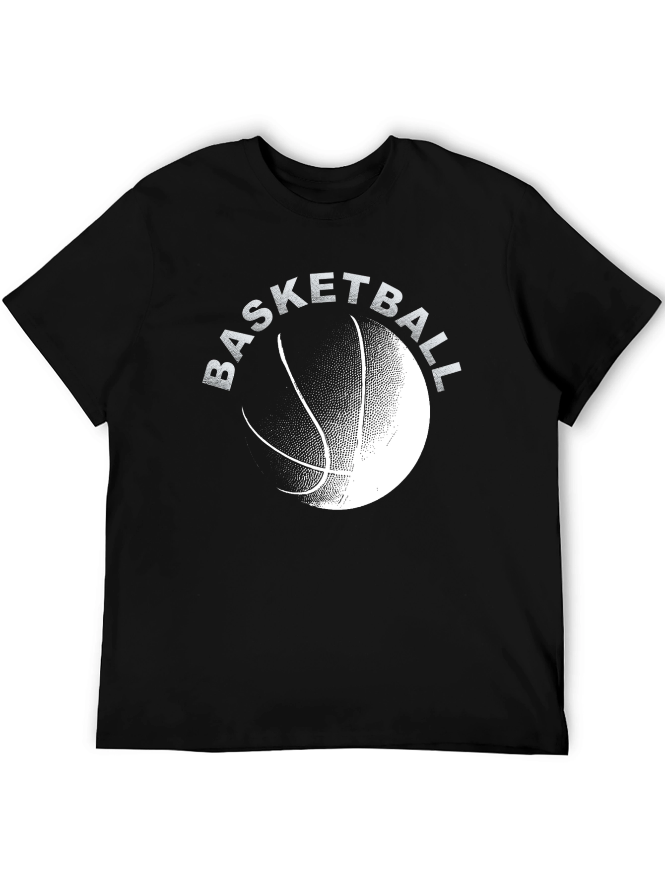Basketball Graphic Tee - Stylish Black T-Shirt