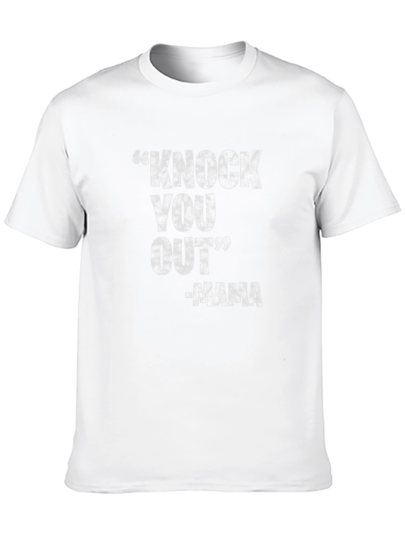 Knock You Out Mama Graphic Tee - Black