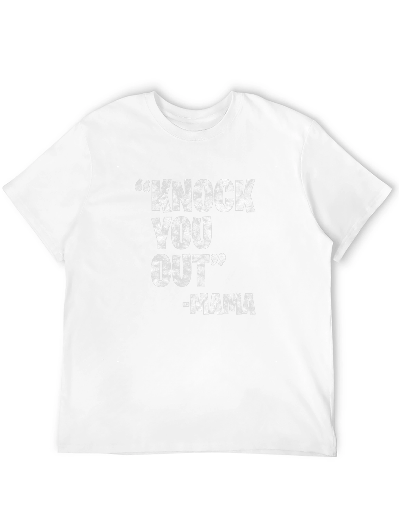 Knock You Out Mama Graphic Tee - Black