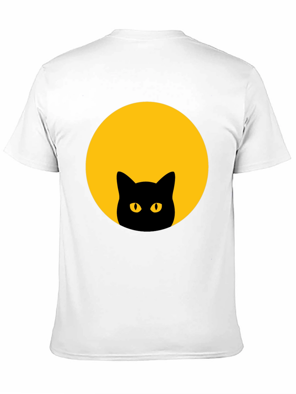Black Cat Moon Graphic T-Shirt