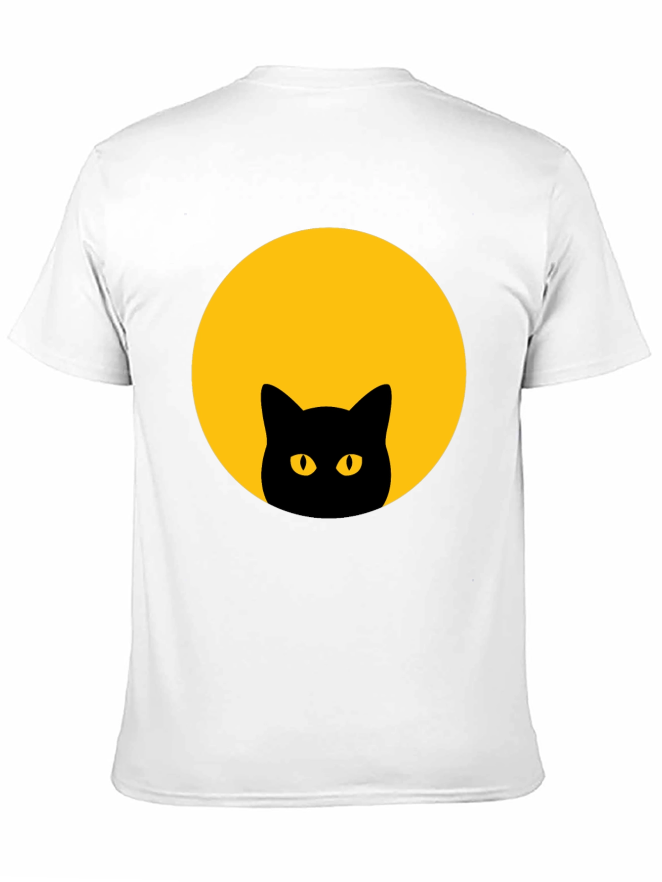 Black Cat Moon Graphic T-Shirt