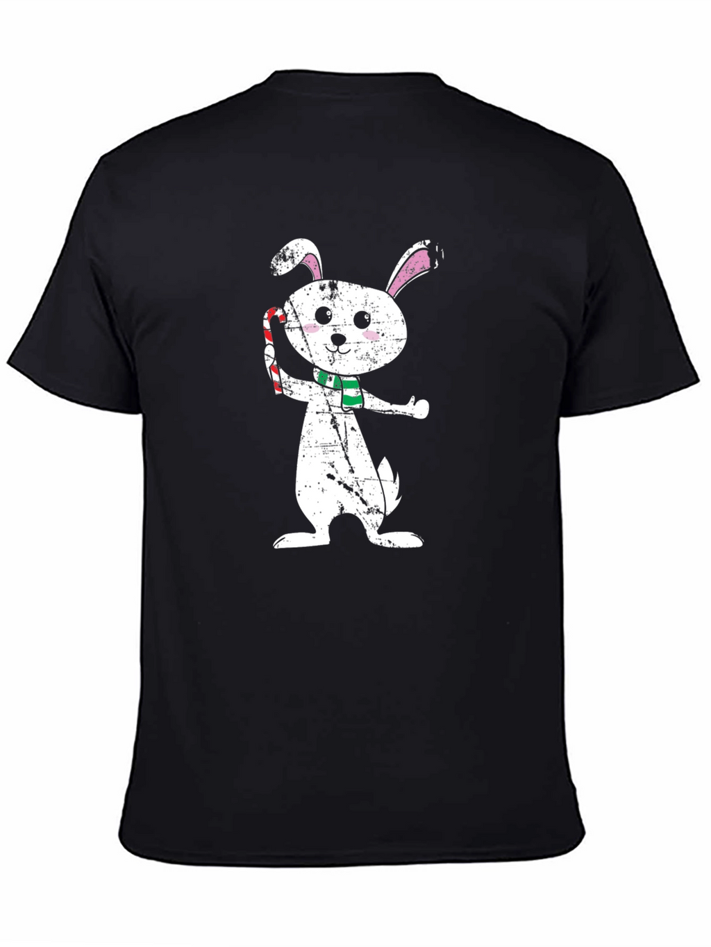 Holiday Bunny Graphic Tee - Festive Style