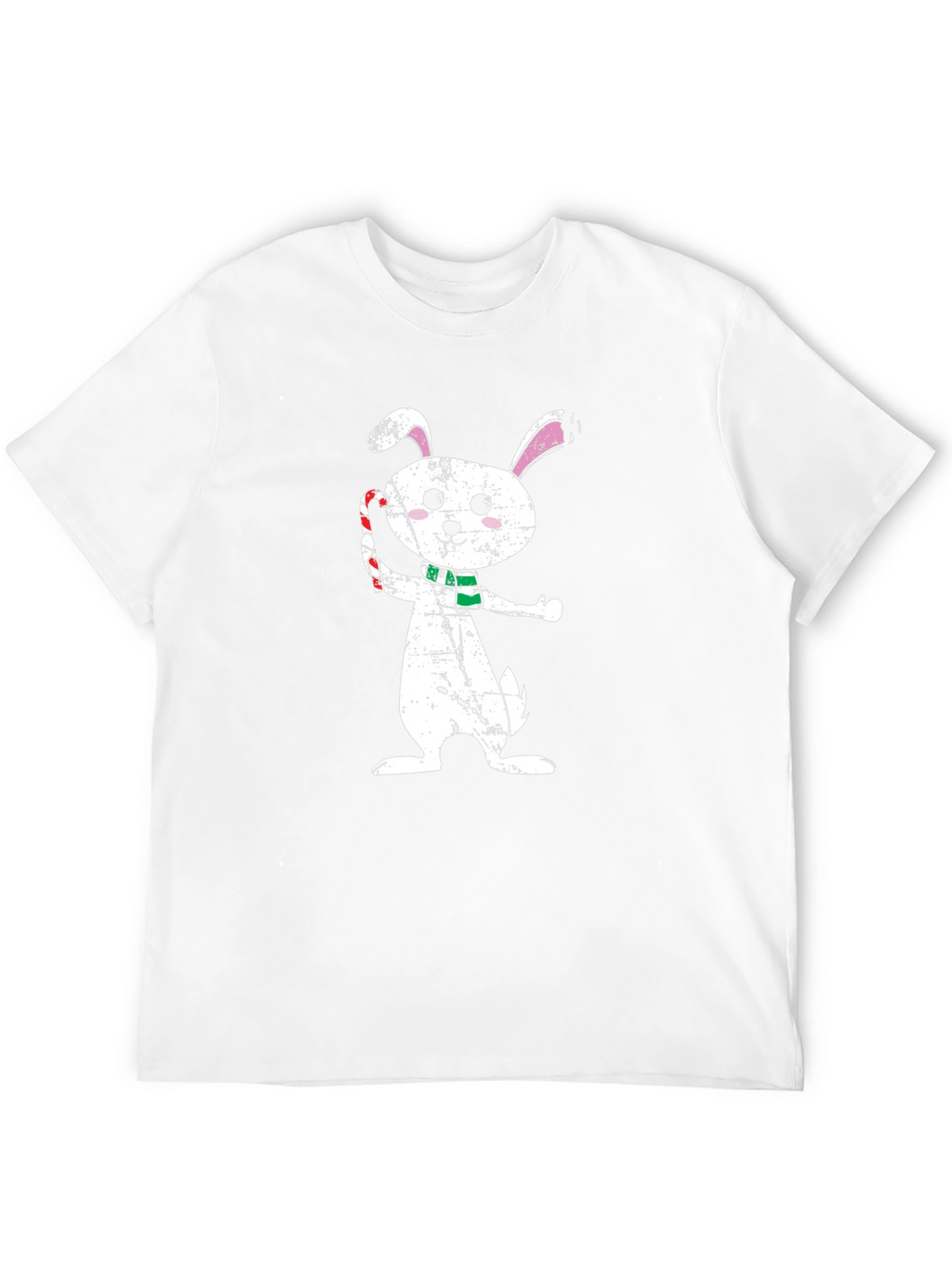 Holiday Bunny Graphic Tee - Festive Style