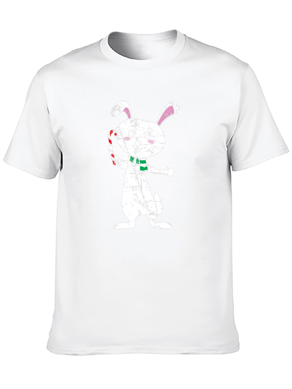 Holiday Bunny Graphic Tee - Festive Style