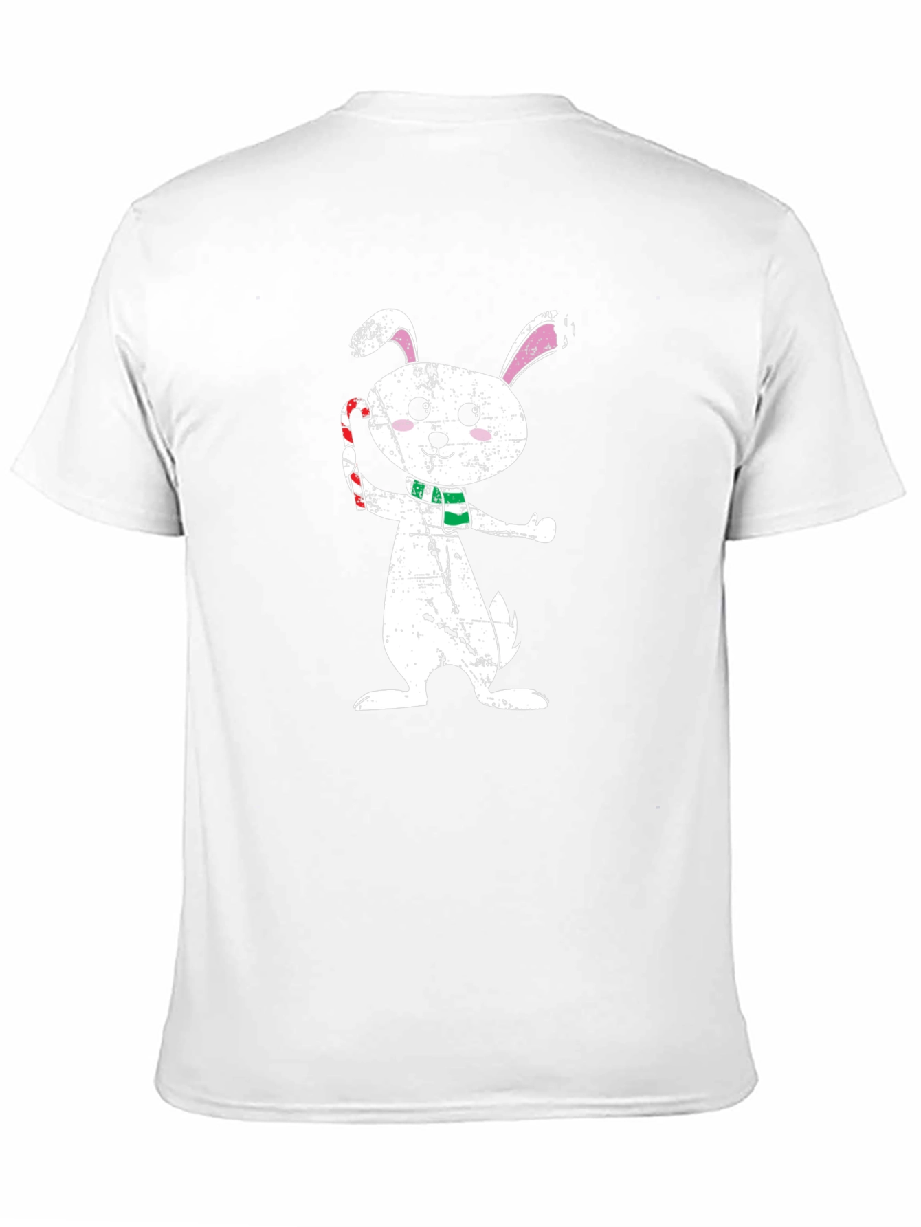 Holiday Bunny Graphic Tee - Festive Style