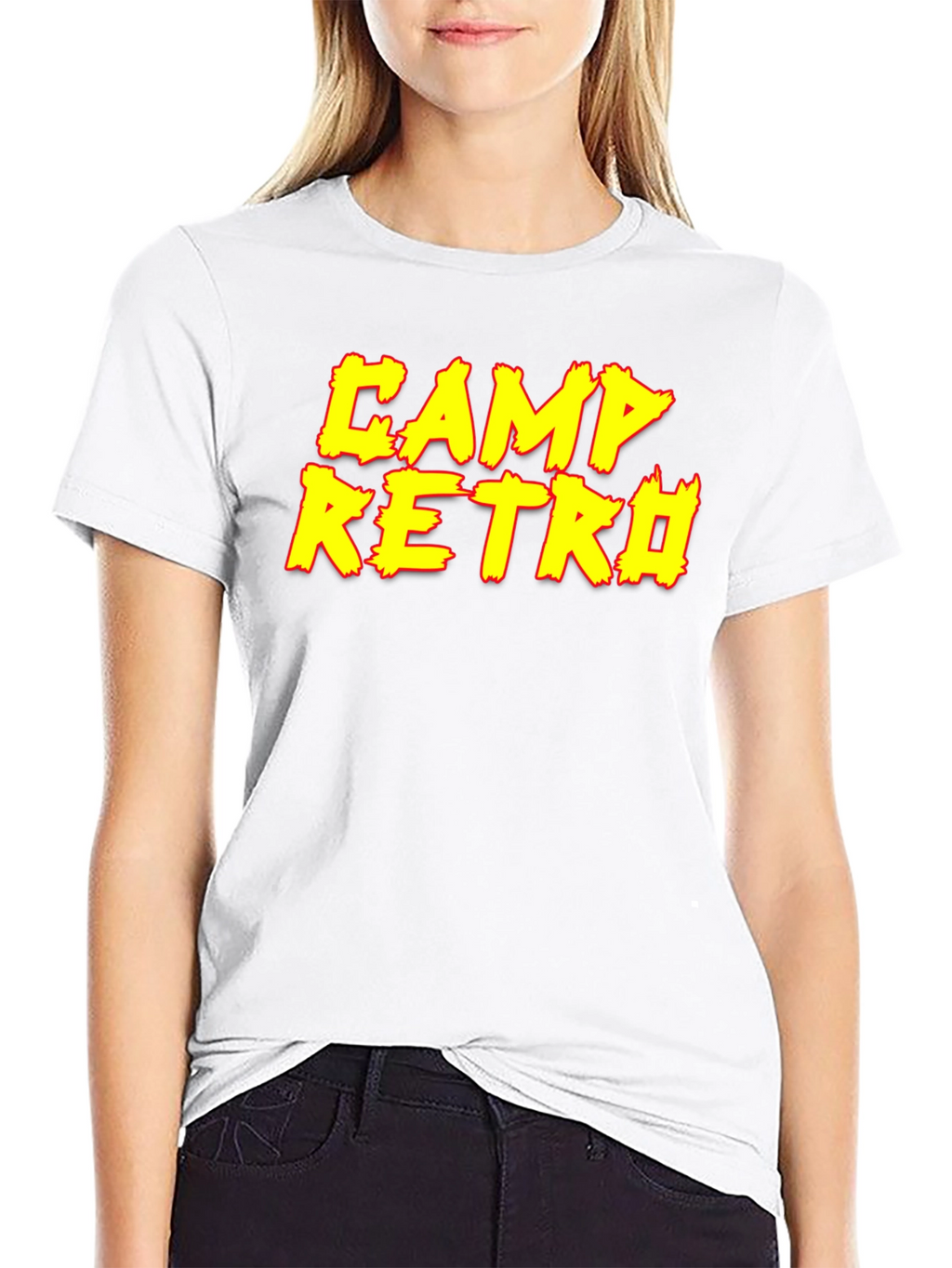 Camp Retro Graphic Tee - Black T-Shirt