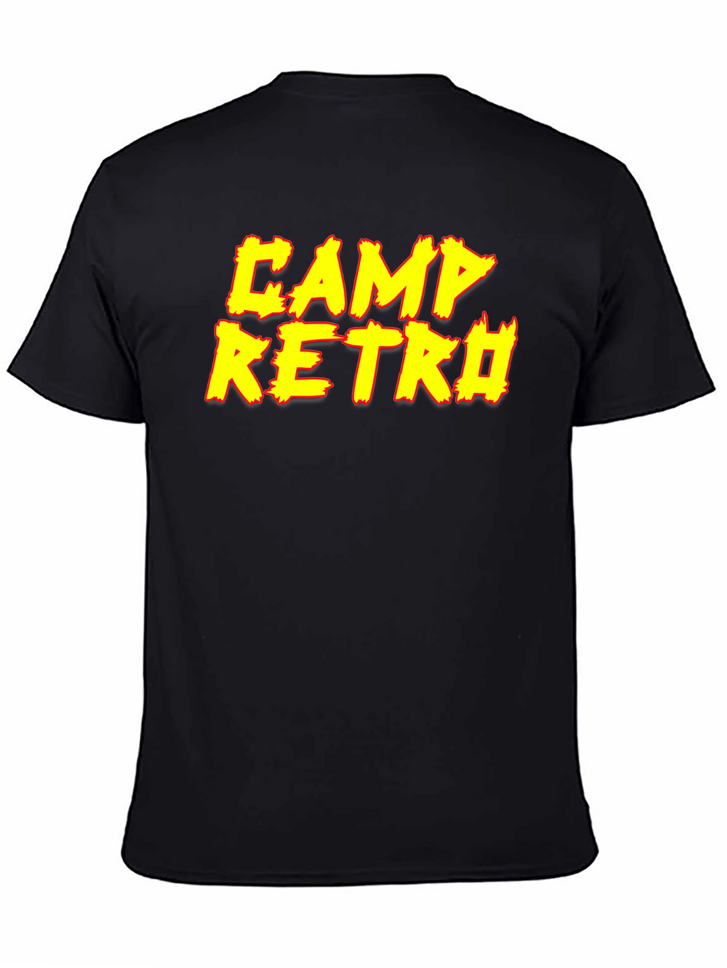 Camp Retro Graphic Tee - Black T-Shirt