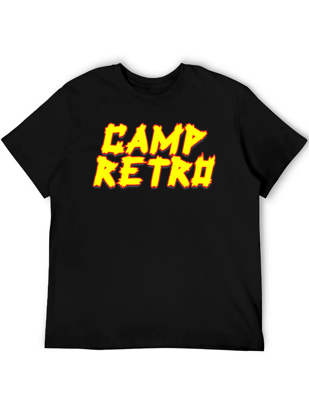 Camp Retro Graphic Tee - Black T-Shirt